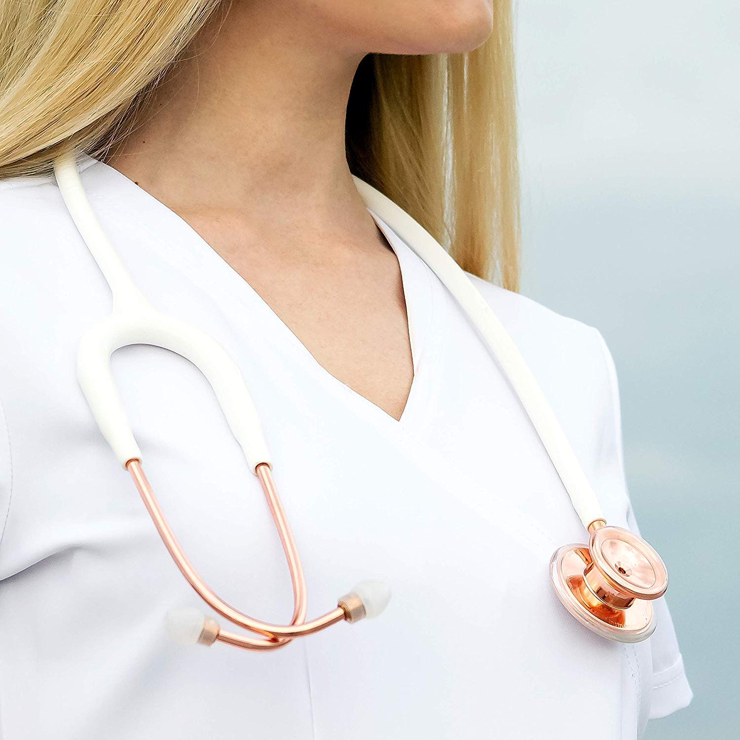MDF MD One Stainless Steel Stethoscope for Adults - Purple Tube & Silver Chestpiece Headset (MDF77708) | Professional Medical Equipment for Doctors, Nurses & Healthcare Workers