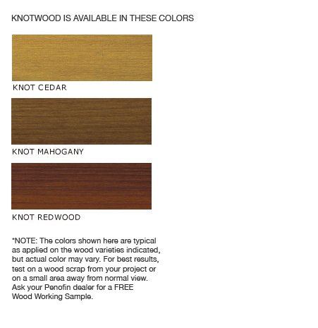 Penofin Knotwood One Gallon Exterior Wood Stain - Premium Mahogany Finish for Decks, Fences & Outdoor Furniture - UV Protection & Waterproof Sealant