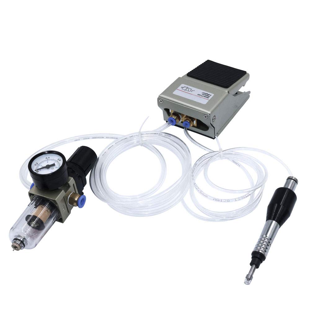Pneumatic Hammer Handpiece for Air Drill - Pneumatic Nail Sanding & Surface Engraving Machine | Professional Woodworking, Metalworking & DIY Crafting Tool
