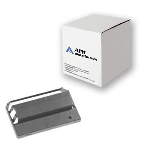 AIM Compatible Replacement Printer Ribbons for E2000 Black POS System (6-Pack) - Works with DH Tech 105110-002B - Ideal for Retail Stores, Restaurants & Small Businesses