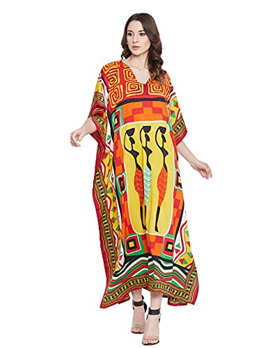 Multi-colour One Size Caftan