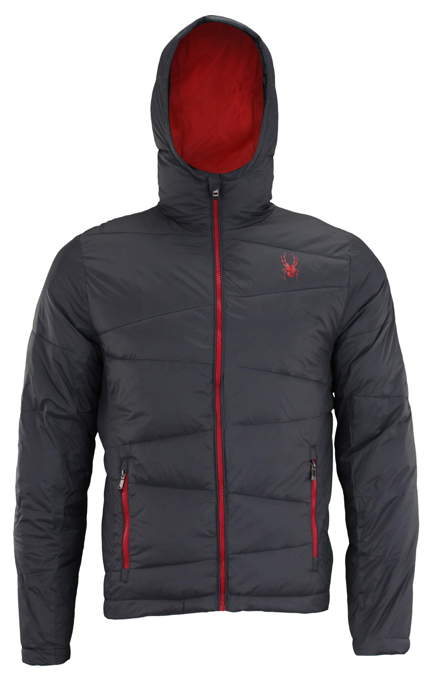 Spyder Men's Puffer Jacket - Lightweight Winter Coat, Waterproof & Windproof, Insulated for Cold Weather - Perfect for Skiing, Snowboarding & Outdoor Activities