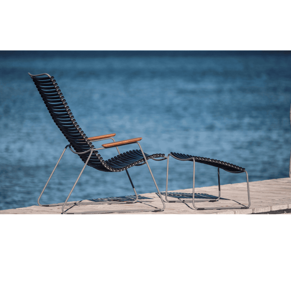 CLICK Outdoor Footrest - Adjustable & Portable Camping Chair Accessory for Patio, Beach, and Backyard Relaxation