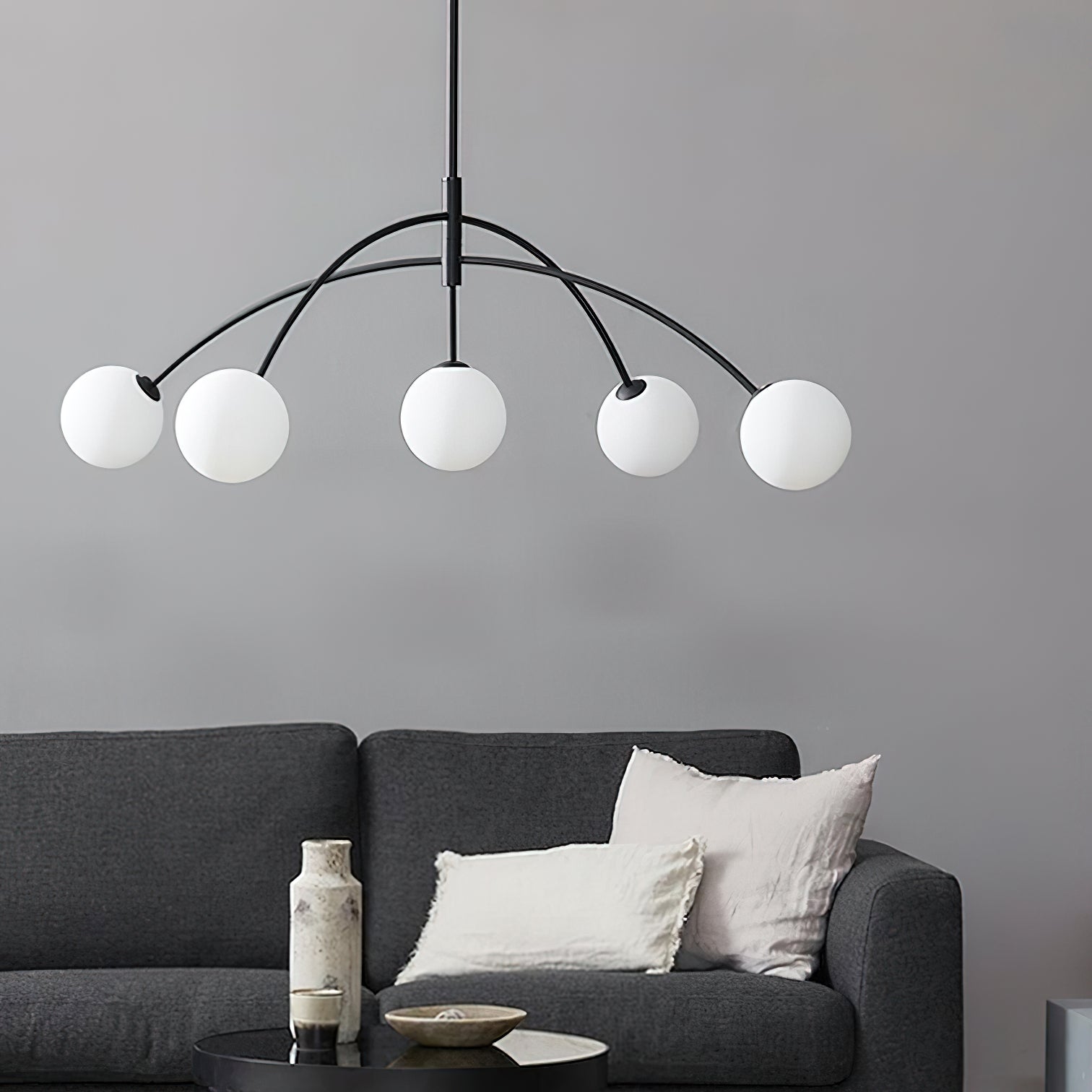 Elegant Fellows Chandelier - Modern Crystal Ceiling Light Fixture for Dining Room, Living Room & Bedroom | Perfect for Home Decor & Interior Design