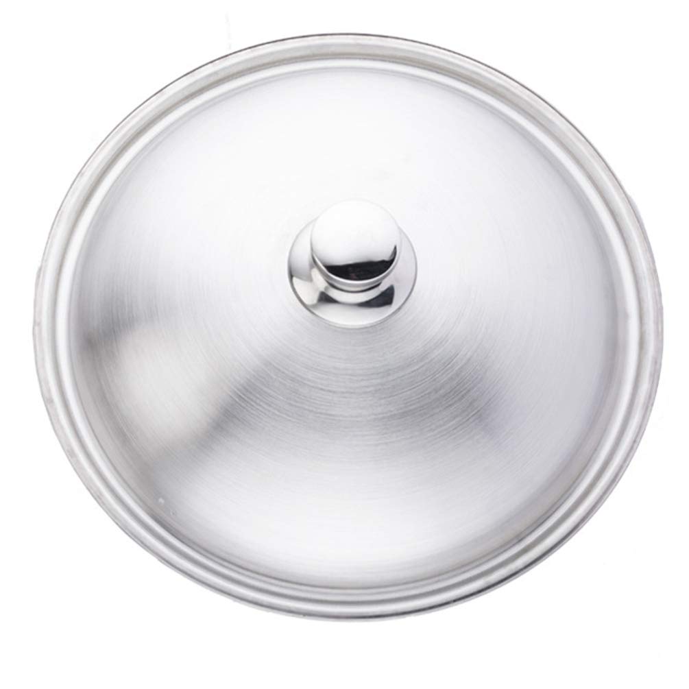 **Stainless Steel Universal Pot Cover - Large Pan Lid for Wok, Skillet, Griddle & Saucepan | Durable Kitchen Cooking Accessory for Basting & Simmering | Perfect for Home Chefs & Professional Kitchens**