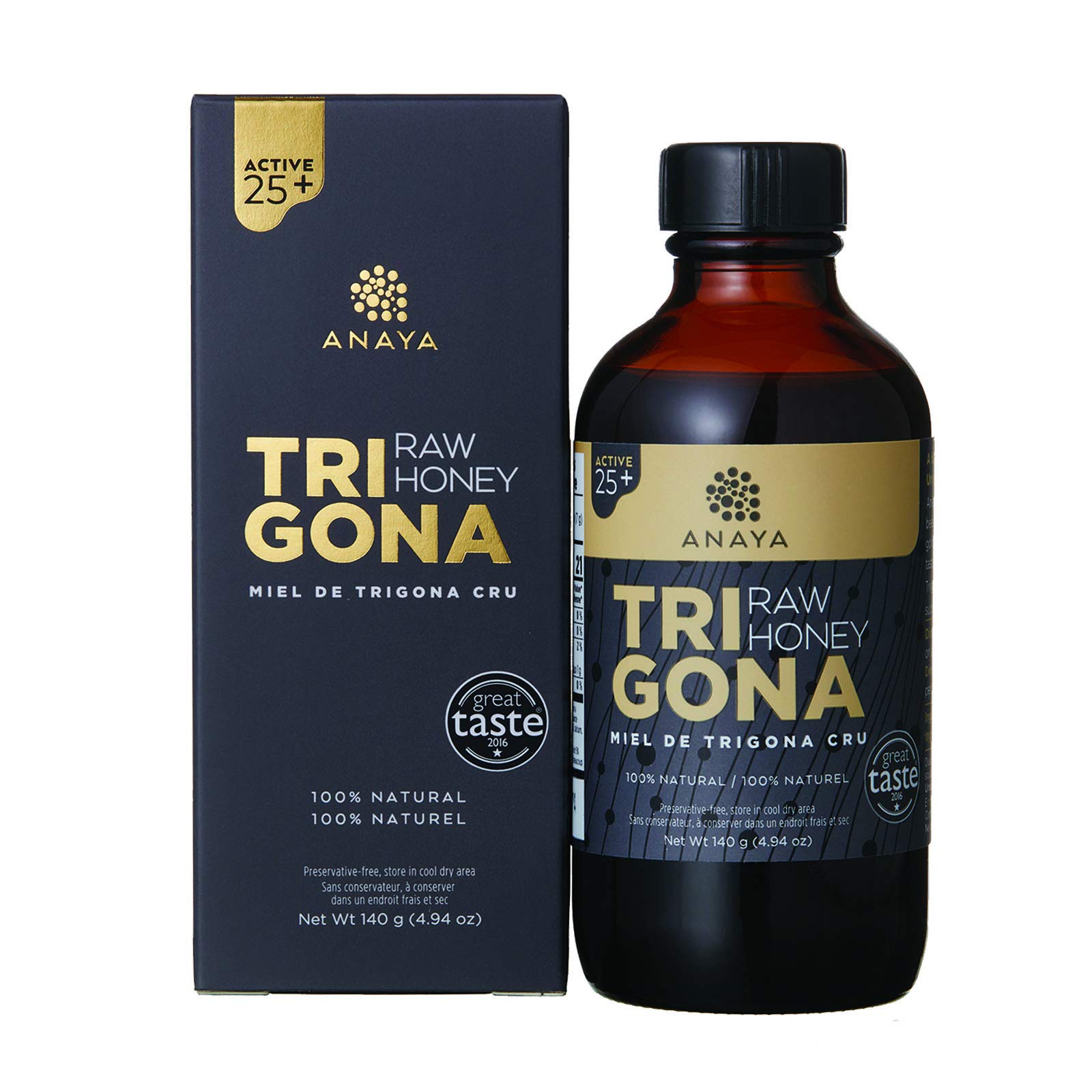 Anaya 100% Pure & Raw Trigona Honey - Unfiltered, Organic, Non-GMO, No Sugar-Feeding | Sour Stingless Melipona Bee Honey | Medicinal-Grade Superfood for Immune Support, Energy Boost & Natural Healing | Perfect for Tea, Smoothies & Healthy Recipes