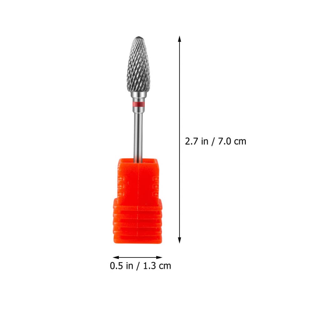 Professional Nail Drill Bits - Metal Tungsten Steel Alloy Manicure Grinding Heads for Portable Nail Polisher - Multi-Function Sanding Drill Tips for Salon & Home Nail Care - Perfect for Acrylic, Gel & Natural Nails