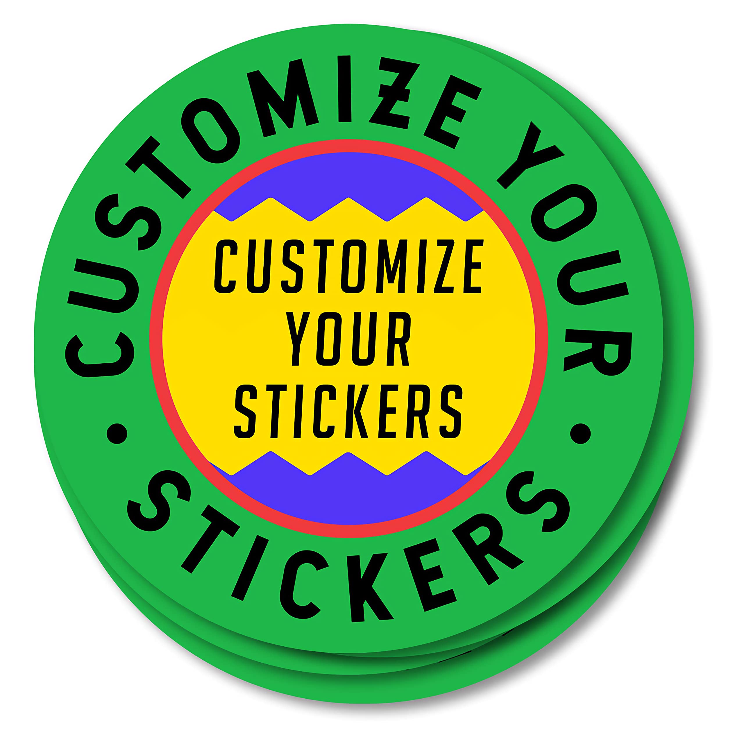 Custom Business Logo Stickers - Personalized Waterproof & Scratch-Resistant Laminated Labels (6