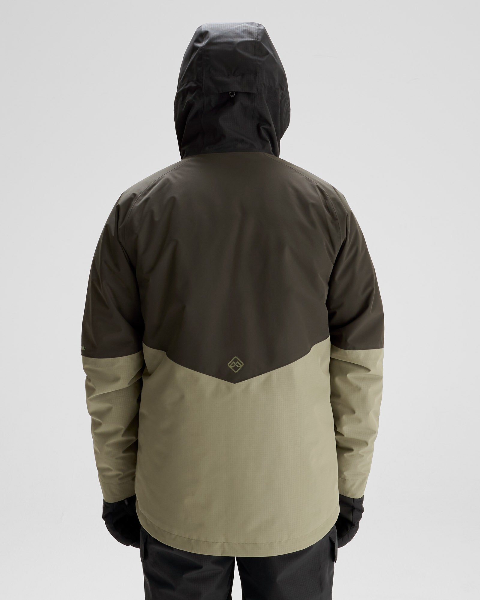 Men's PWDR Days 2L Insulated Snow Jacket - Dark Moss/Beech - Waterproof Winter Coat for Skiing, Snowboarding & Outdoor Activities