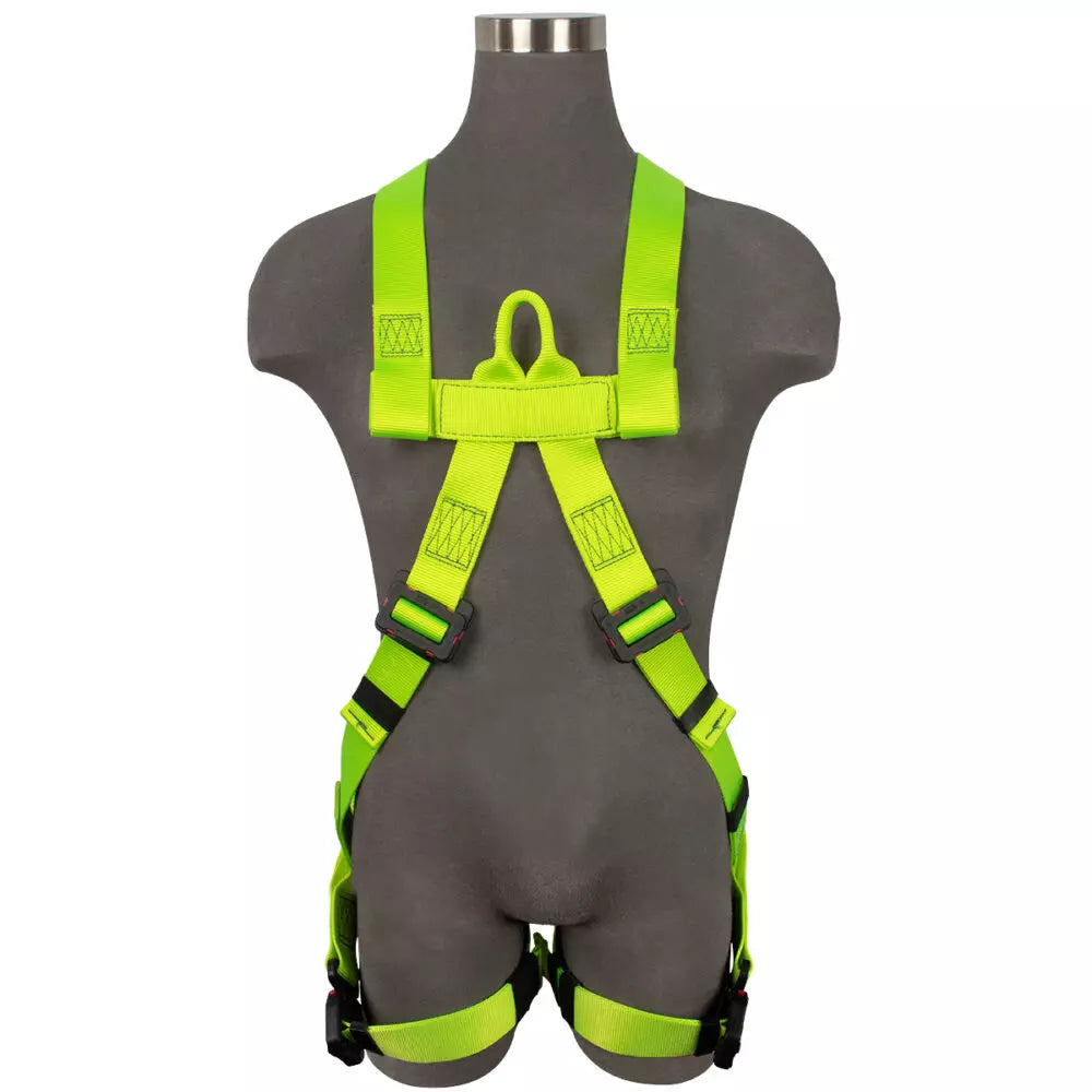 Arc Flash Full Body Harness with Soft Sternal Loop - DE 1D, DE MB Torso & DE QC Legs for Electrical Safety Workwear - Perfect for Utility Workers and Industrial Electricians