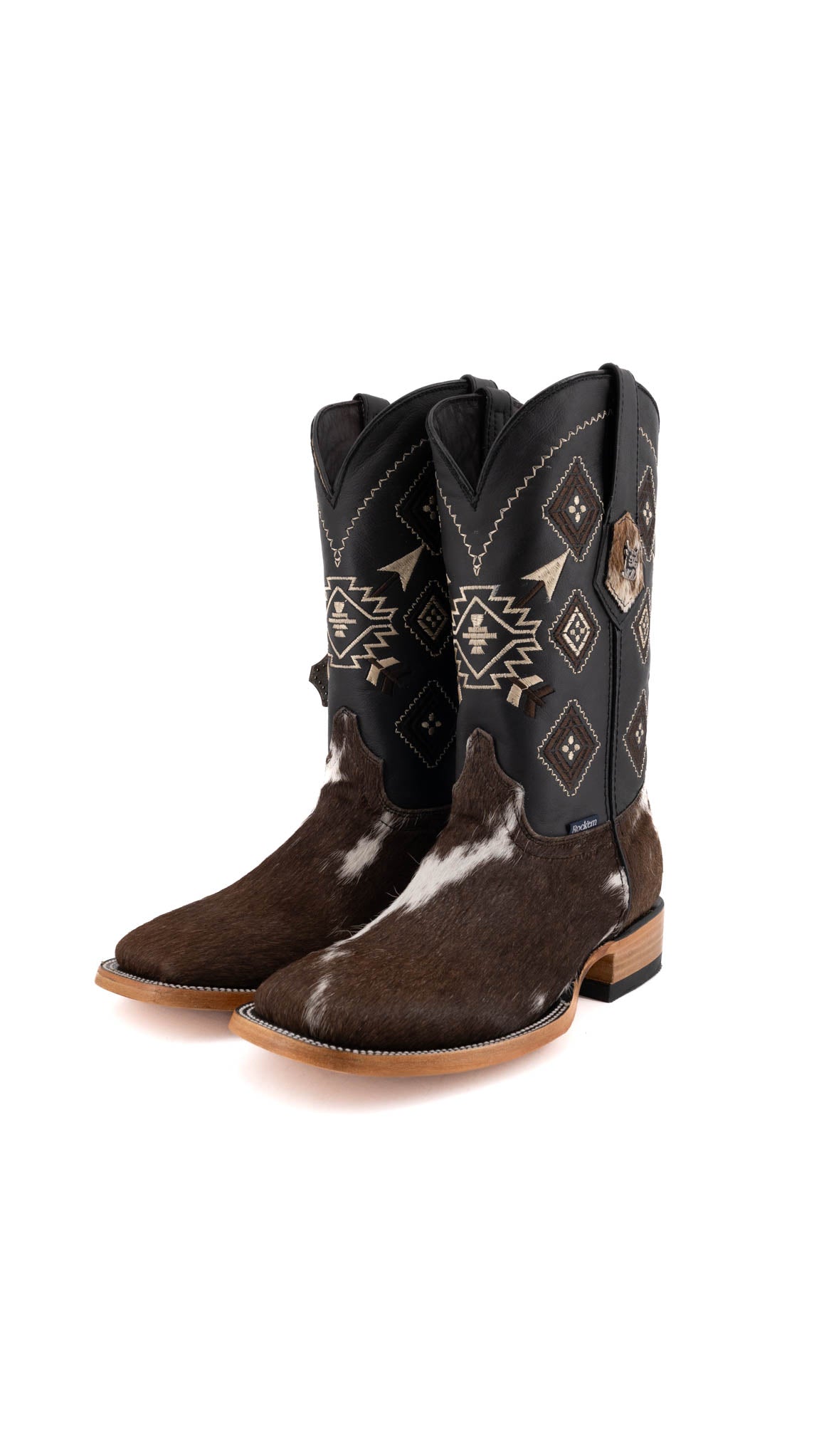 Men's Size 7 Genuine Cowhide Leather Boots - Durable & Comfortable Western Boots for Riding, Work & Casual Wear