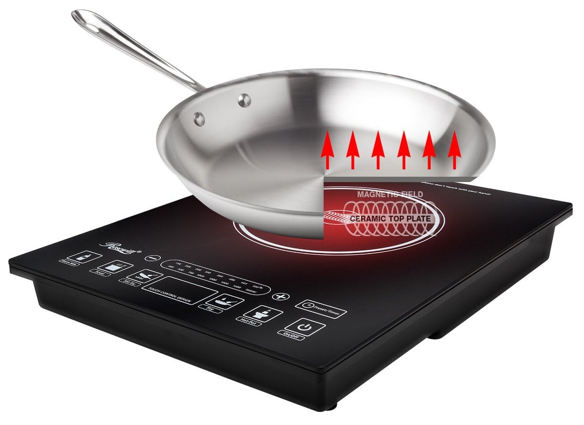 Rosewill 1800W Induction Cooktop with 10