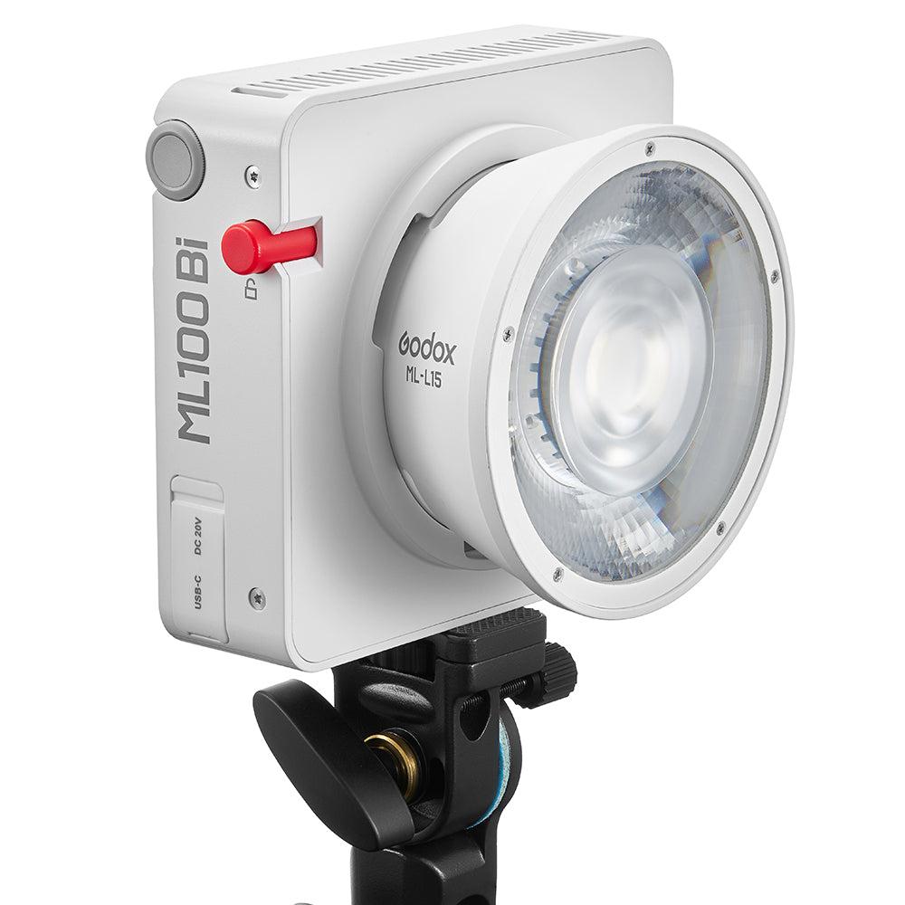 Godox ML100Bi Bi-Color LED Video Light - Portable, Dimmable, 3200K-5600K Adjustable for Photography, Videography & YouTube Streaming