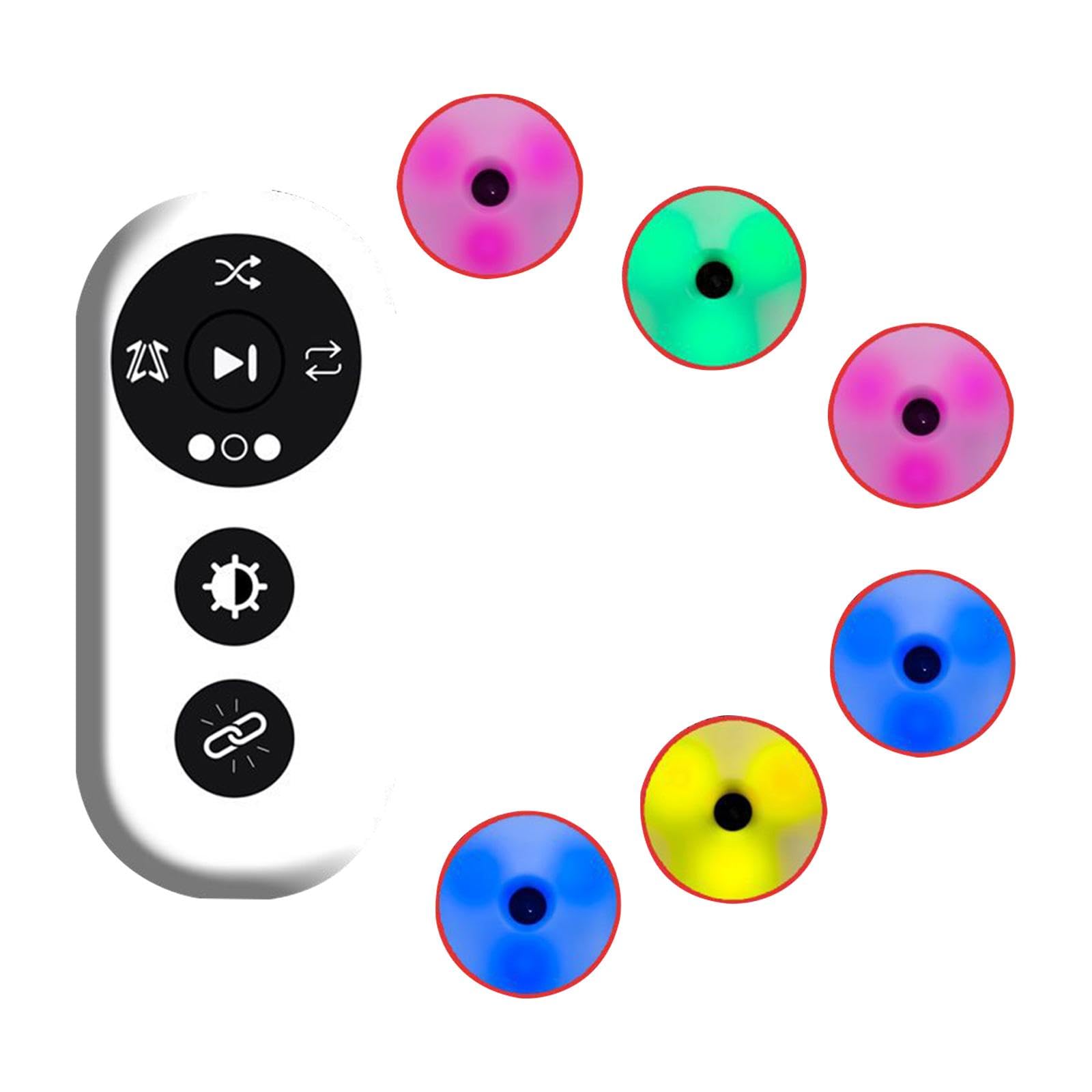ChiuTiaro 6X Reaction Training Lights - Agility Training Equipment for Speed & Reflex Drills - Perfect for Football, Soccer, Basketball & Martial Arts Practice