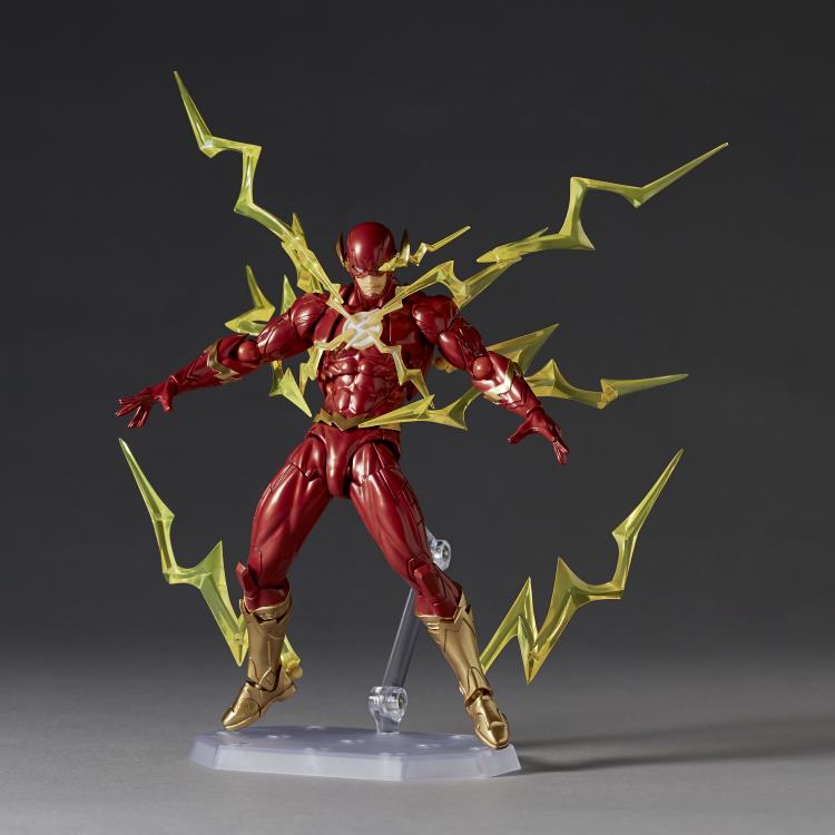 Amazing Yamaguchi Revoltech The Flash Action Figure NR010 - Highly Articulated Collectible for DC Fans & Display Scenes
