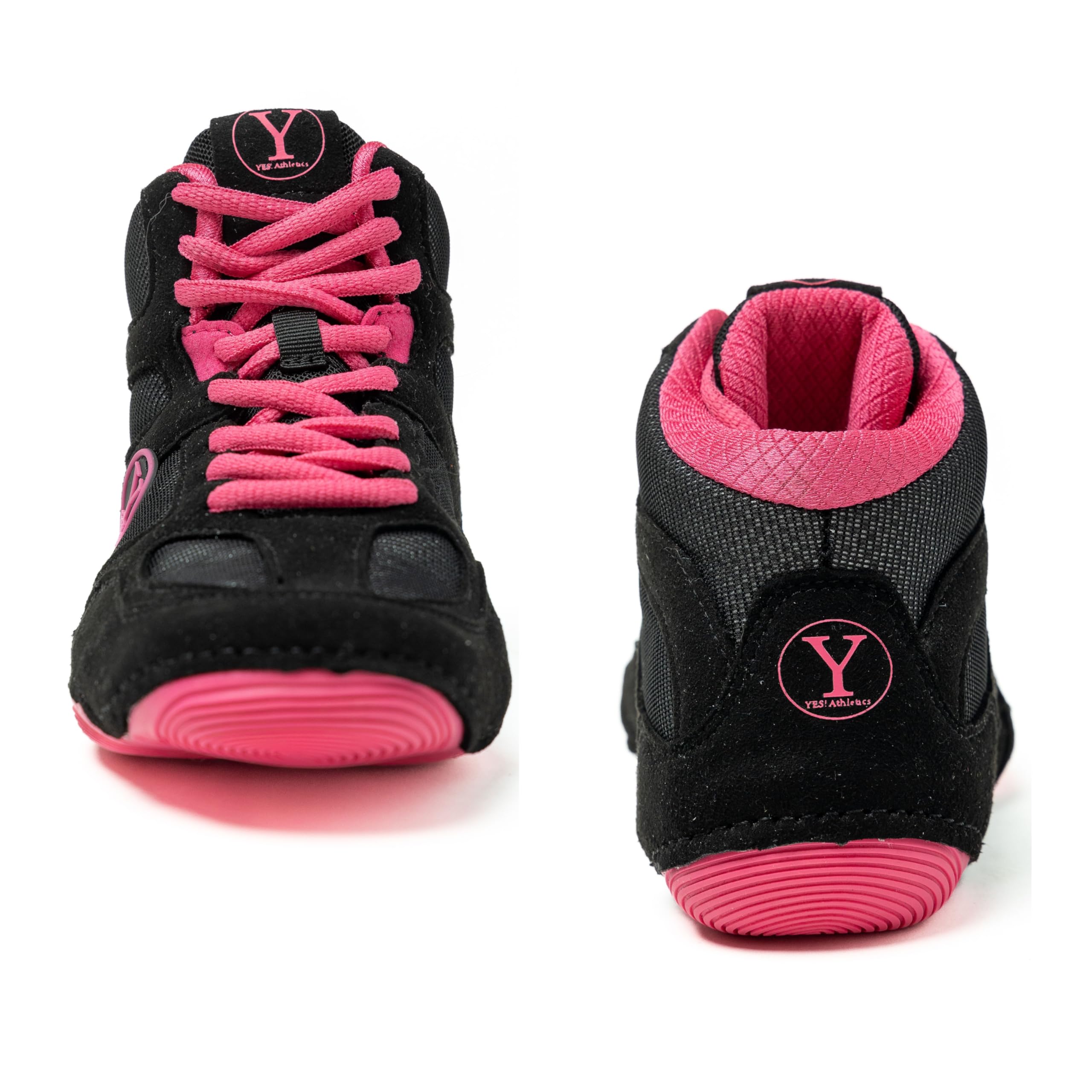 Defiant2 Women's Wrestling Shoes - 100% Anti-Slip Rubber Sole, Lightweight Boxing Shoes for Women | Durable MMA, Powerlifting & Weightlifting Training Shoes (Women's Sizes) - Perfect for Gym, Competition & Martial Arts Practice
