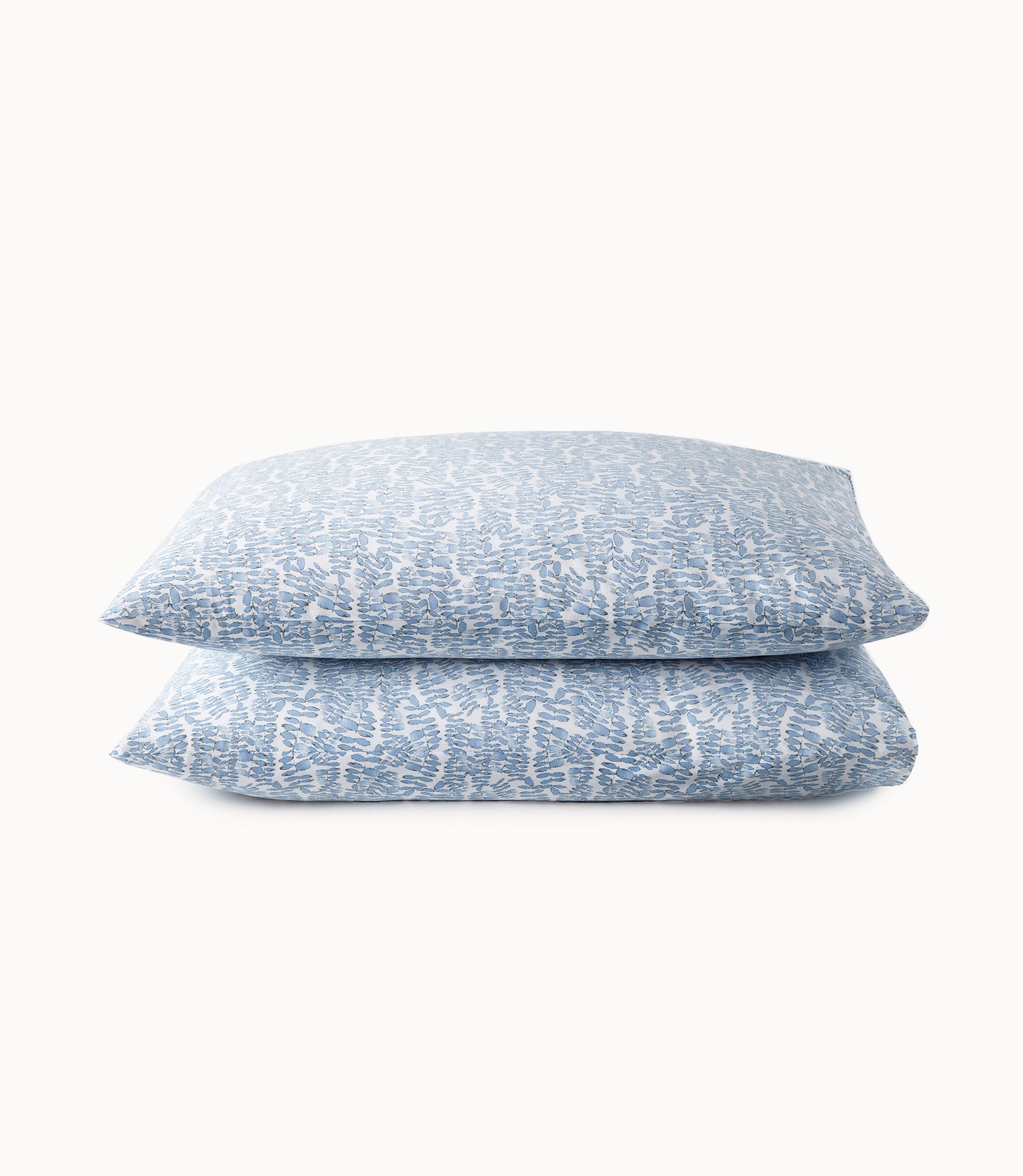 Premium Fern Percale Pillowcases Set - Soft & Breathable 100% Cotton Bedding for a Cool & Comfortable Sleep - Perfect for Home, Hotel, and Guest Room Decor