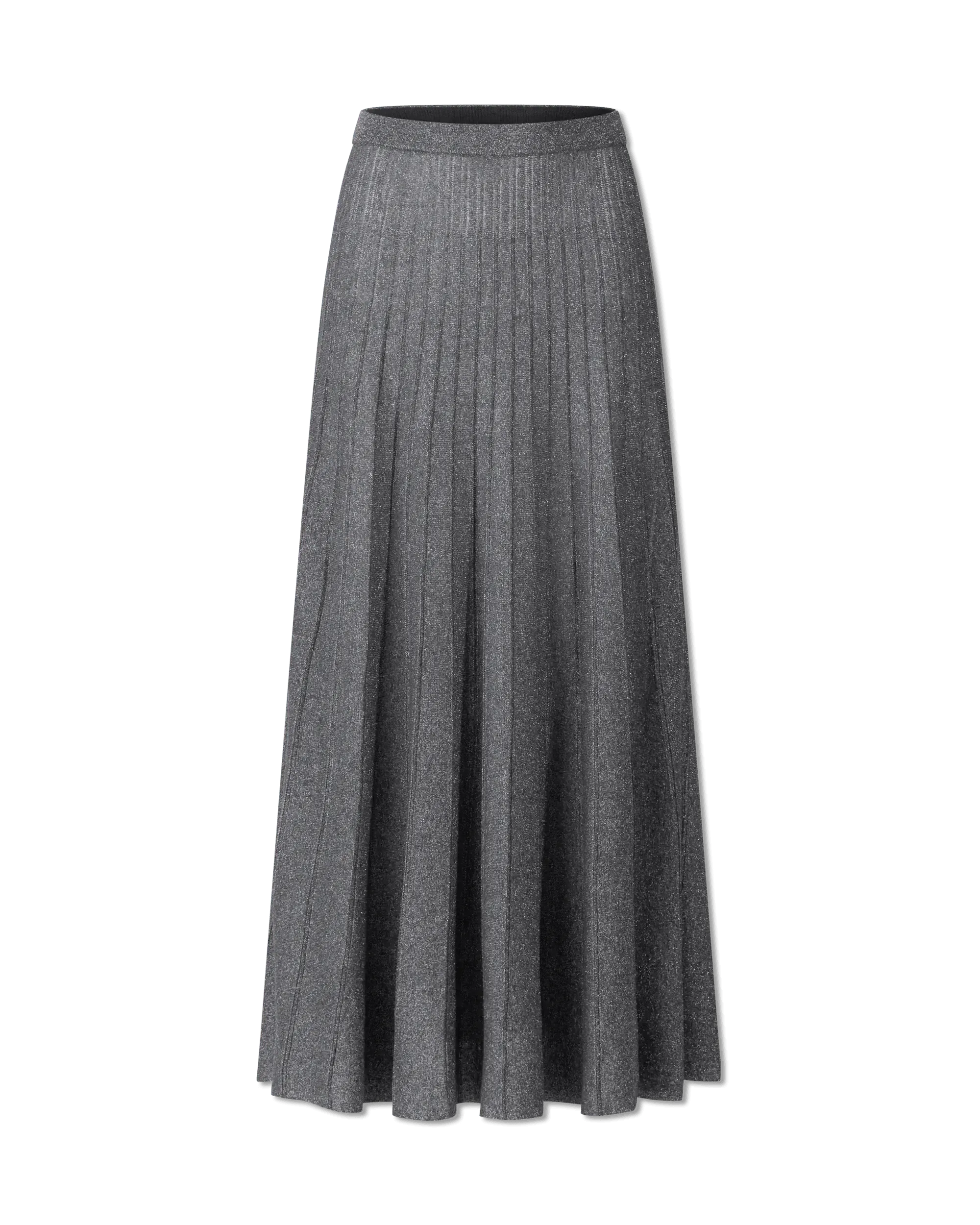 Stylish Lurex Maxi Skirt for Women - Elegant Metallic Party & Evening Dress - Perfect for Holiday Parties, Weddings & Special Occasions