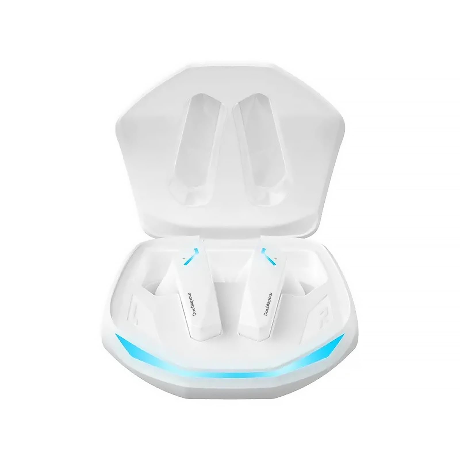 GM2 Pro Wireless Earbuds - Bluetooth 5.3 Low Latency Gaming Headphones with Noise Cancellation, IPX5 Waterproof & Charging Case (White) - Perfect for Gaming, Workouts, Commuting & Travel
