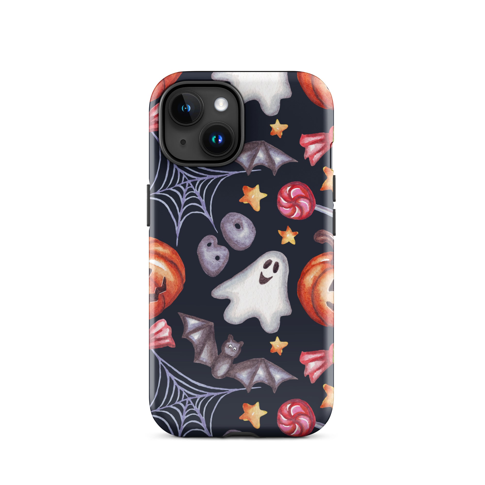 Premium Spooky Charm iPhone Case - Cute & Durable Protective Cover for iPhone 13/14/15, Perfect for Halloween, Parties & Everyday Use