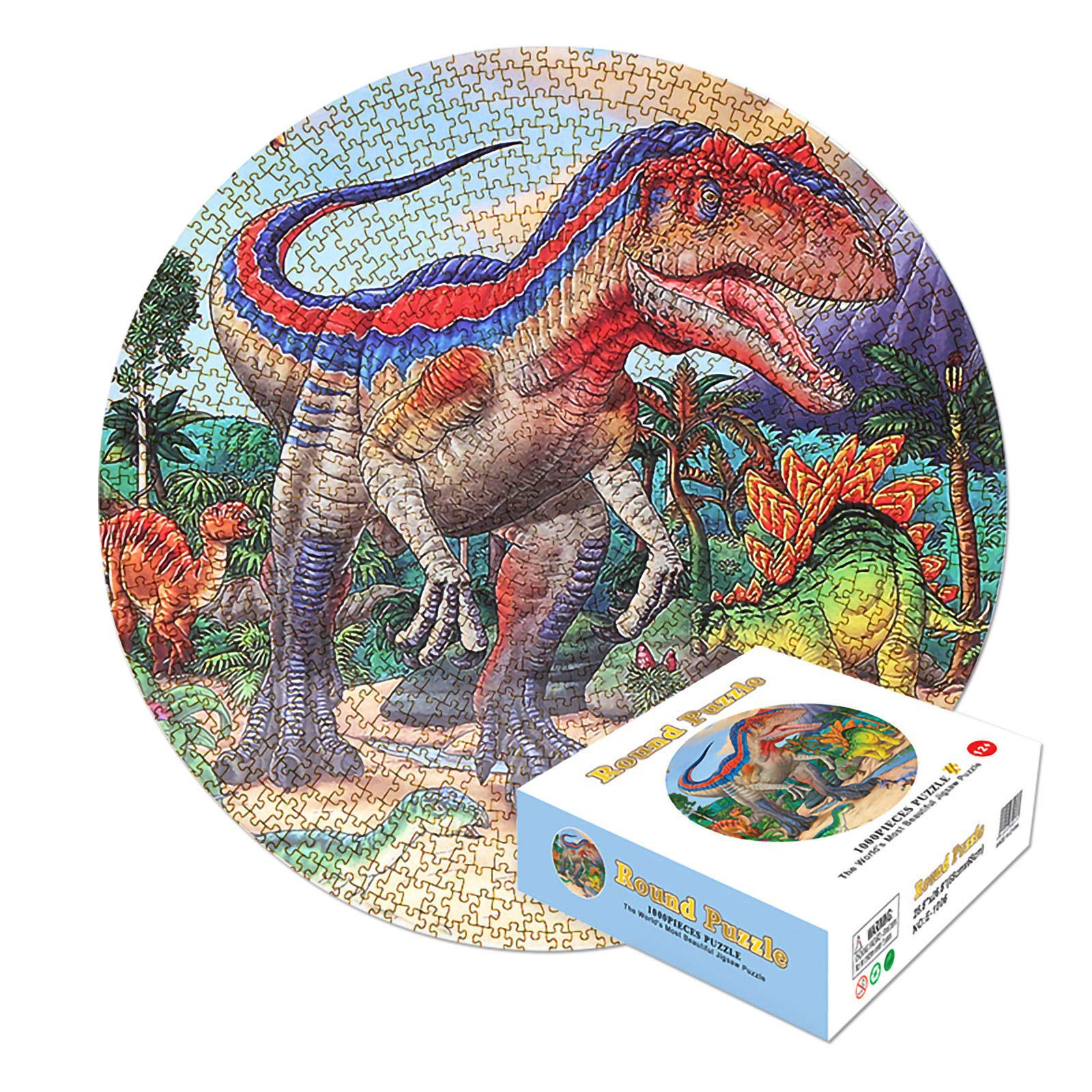 1000 Piece Circular Jigsaw Puzzle for Adults - Educational & Stress Relief Toy - Perfect for Family Game Night, Relaxation & Brain Training