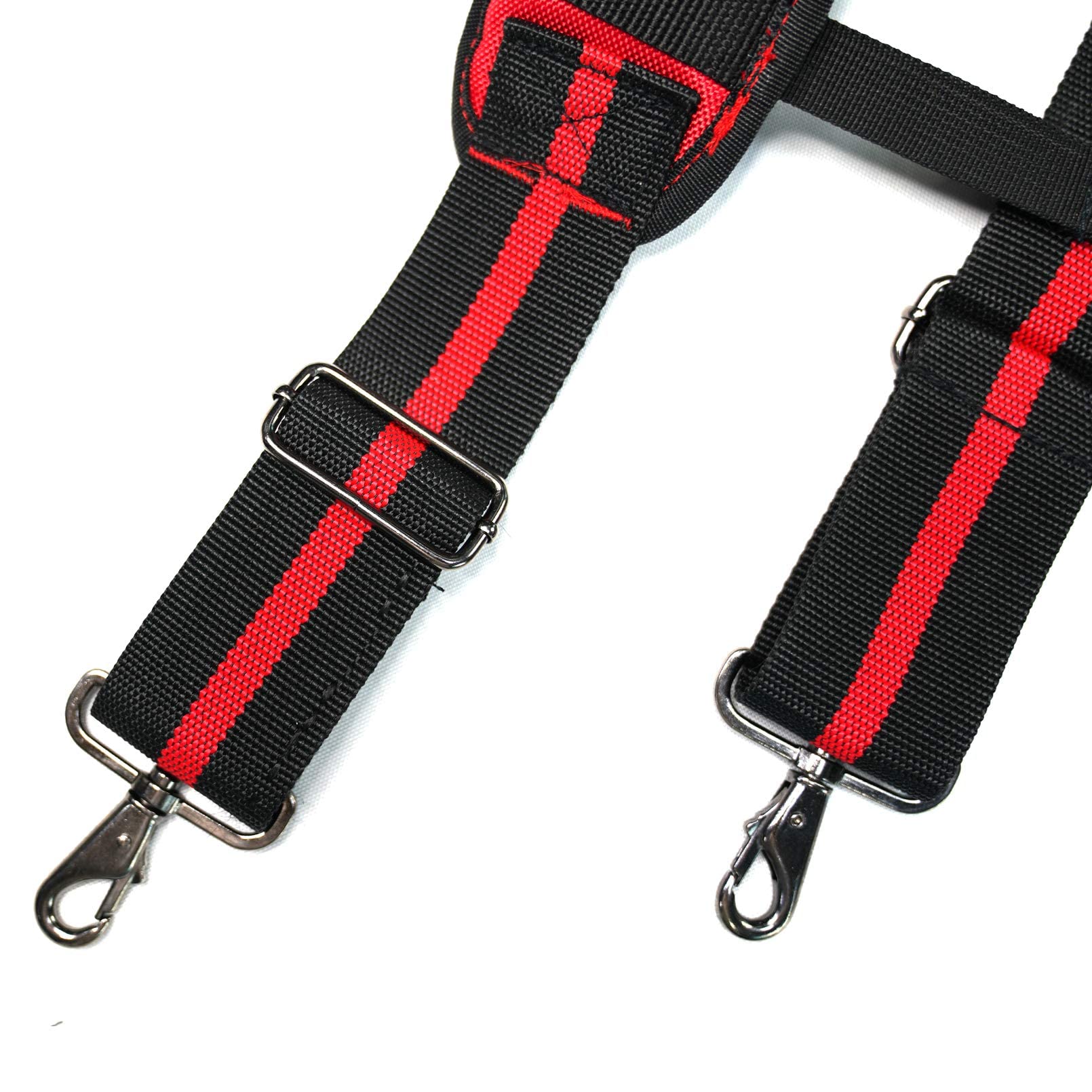 Premium MELOTOUGH Work Suspenders & Tool Belt Set - Adjustable Construction Suspenders with Large Moveable Phone Holder, Padded Tool Belt with Handle Strap & D-Ring for Hooks | Ideal for Construction Workers, Carpenters, Electricians & DIY Projects