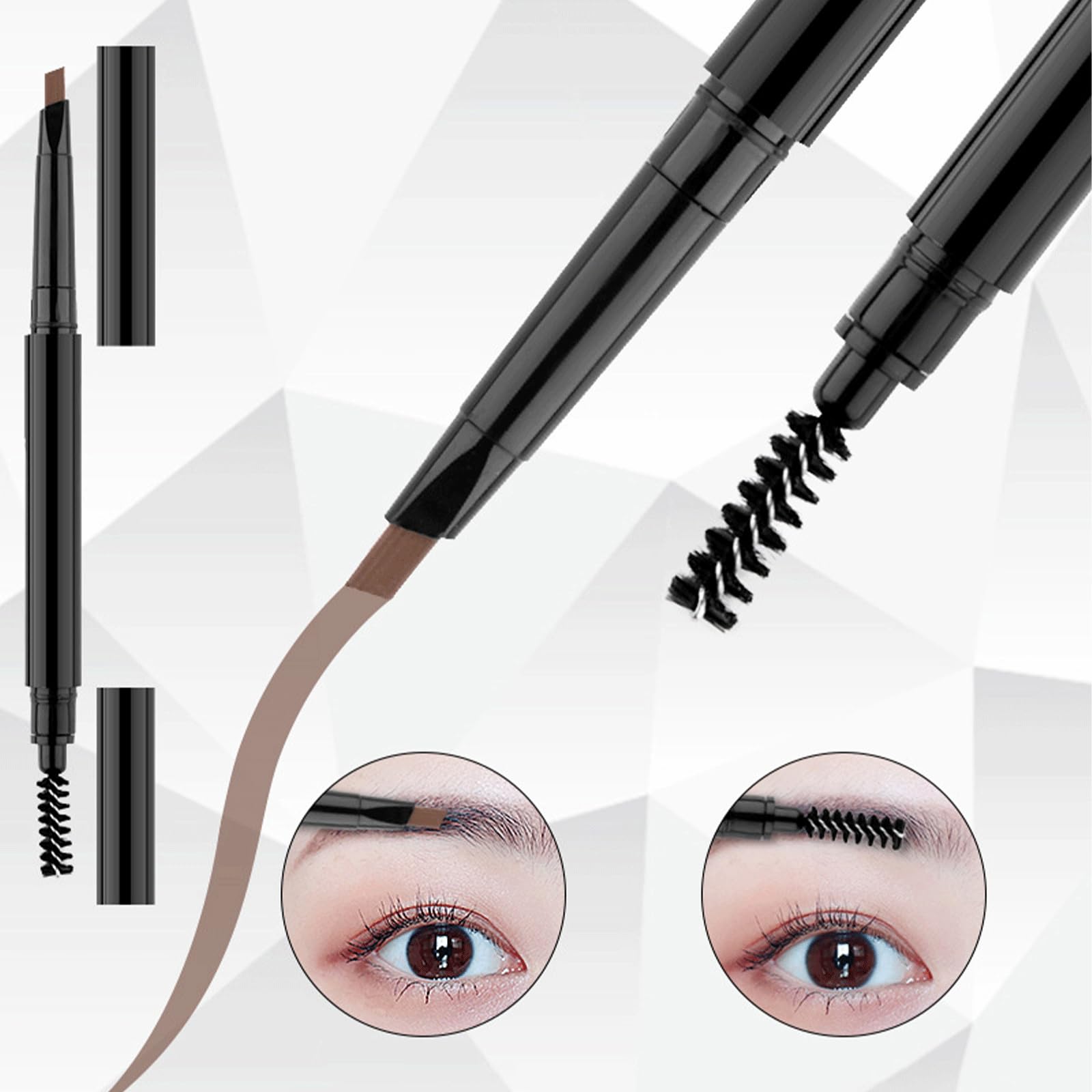 8-in-1 Eyebrow Trimmer Kit for Women - Professional Eyebrow Shaping Grooming Set with Scissors, Razor, Pencil, Comb, Tweezers & Eyelash Tools | Perfect for Eyebrow Styling, Makeup Application & At-Home Beauty Care