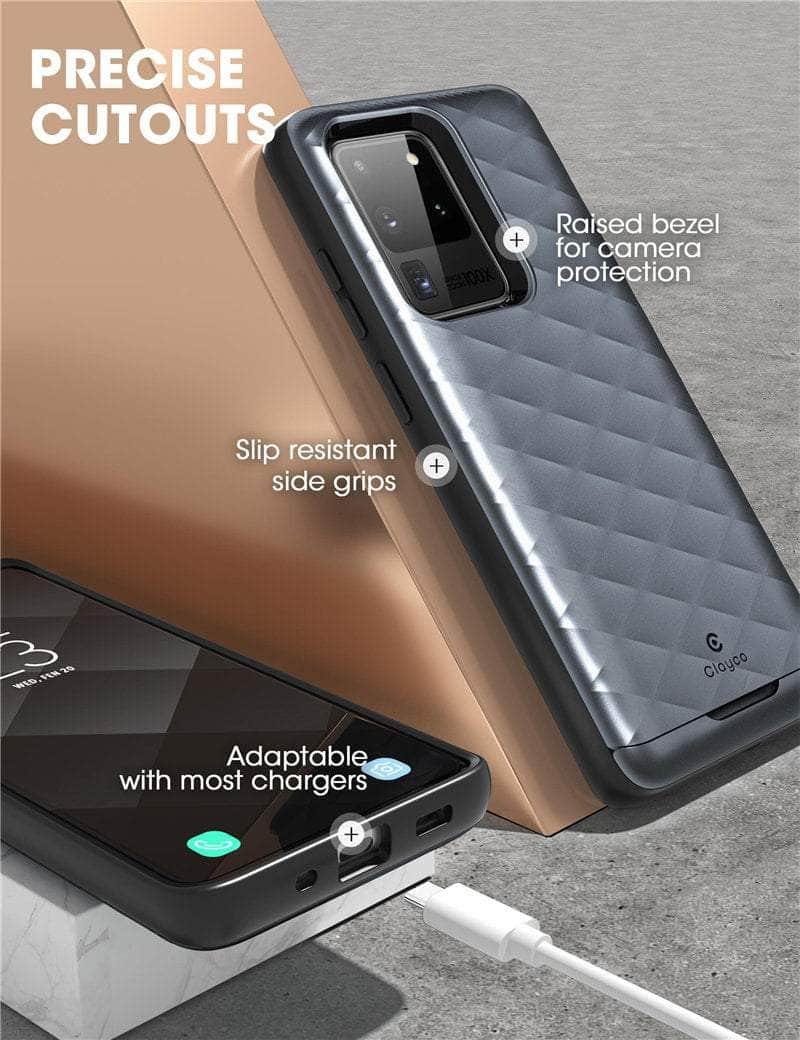 Samsung Galaxy S20 Ultra Premium Hybrid Wallet Case - Slim Protective Cover with Card Holder for Daily Use & Travel