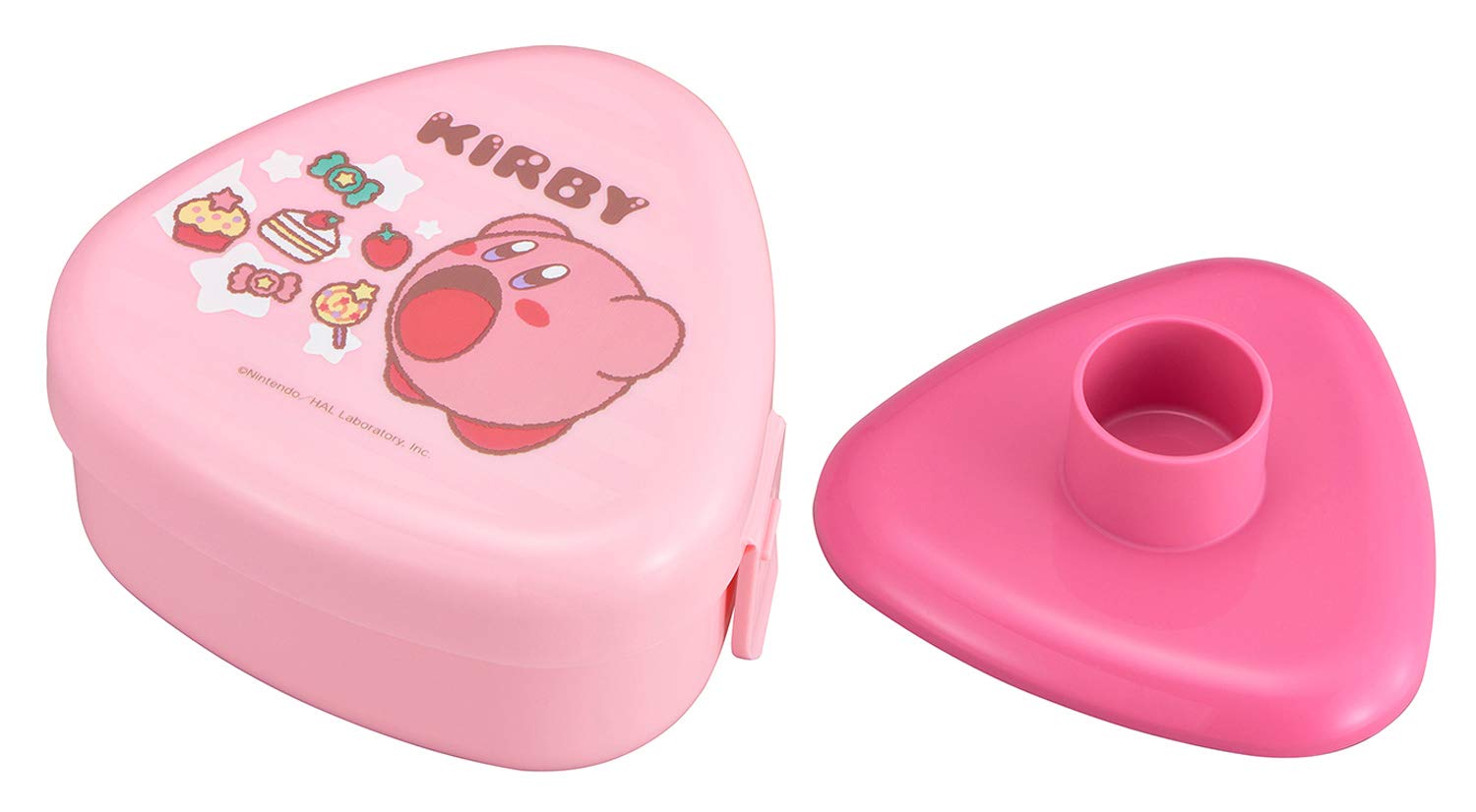 OSK Kirby LS-20 Rice Ball Case - Cute Anime Character Bento Box for Lunch - Perfect for School, Work, Picnics & Anime Fans