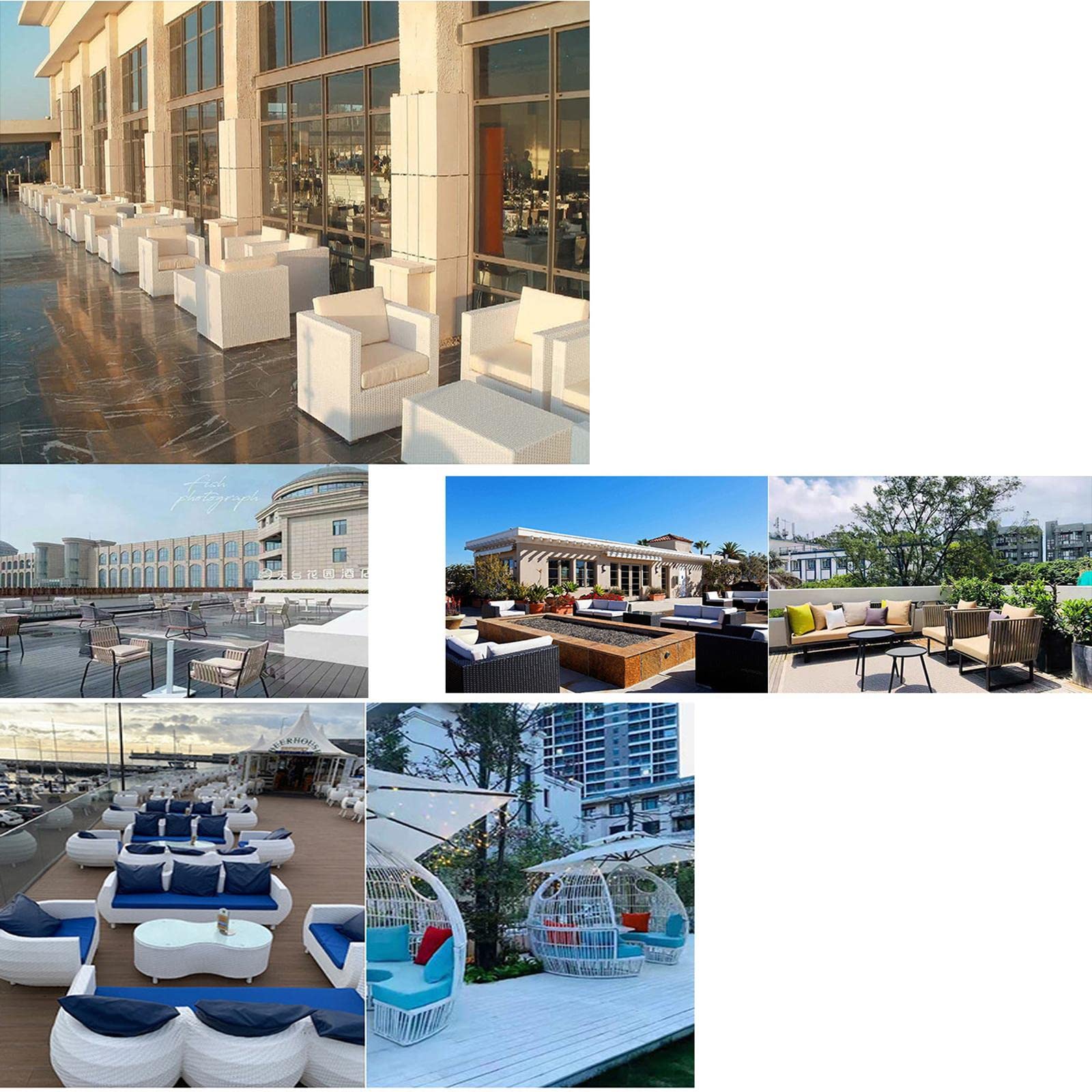 **Waterproof Deep Seat Cushions for Patio, Deck & Indoor Use – Non-Slip Furniture Cushion with Removable Cover – Perfect for Chairs, Sofas & Outdoor Furniture**    *(Use Case: Ideal for outdoor lounging, indoor seating, and patio furniture to enhance comfort and style.)*