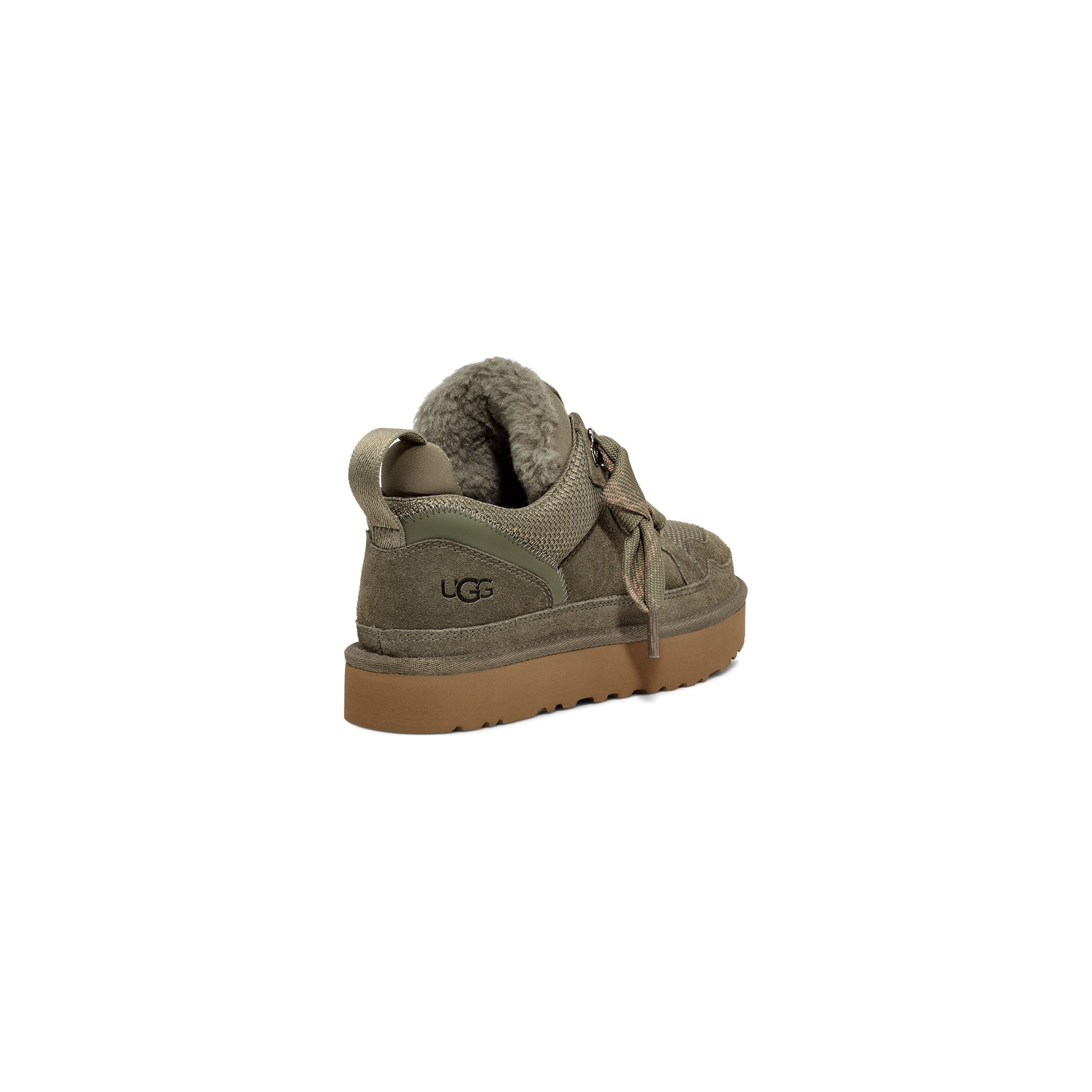 UGG Women's Lowmel Boots - Waterproof Winter Ankle Boots for Women, Moss Green Suede, Comfortable & Warm for Snow, Outdoor, Casual Wear