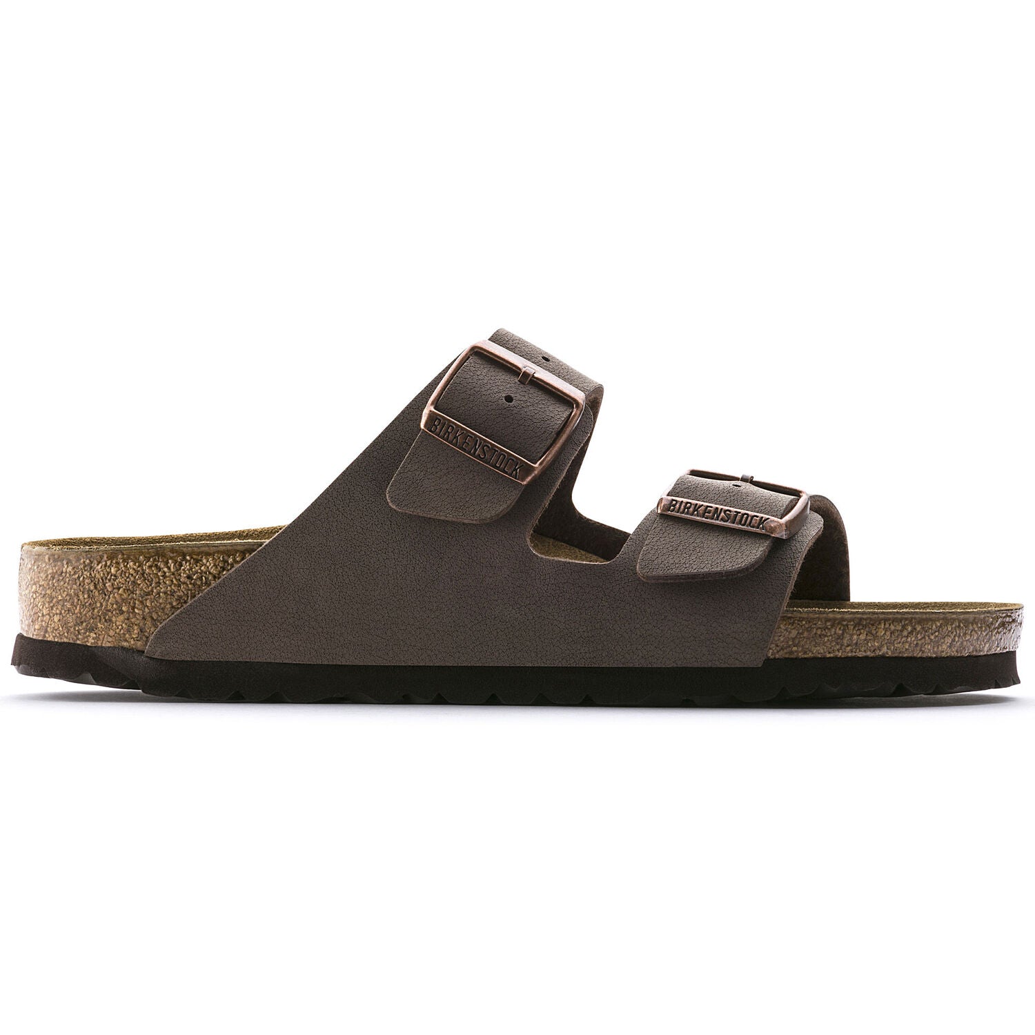 Birkenstock Arizona Birkibuc Classic Footbed Sandals for Women & Men - Comfortable Mocha Leather Sandals for Walking, Travel & Everyday Wear