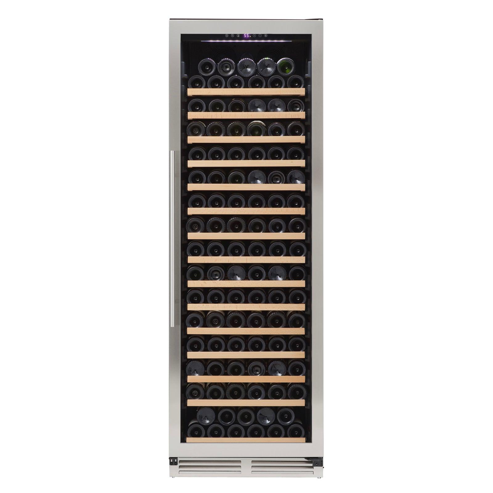 Avanti WCD176SZ3S Designer Series 165-Bottle Wine Cooler - Stainless Steel Wine Refrigerator for Home, Restaurant & Bar Storage | Large Capacity Wine Cellar for Red, White & Sparkling Wines