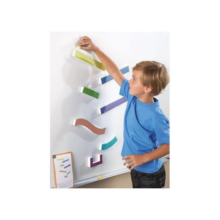 Tumble Trax Magnetic Marble Run - STEM Educational Toy for Kids | Creative Building Set for Indoor Play & Learning Activities