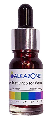 ALKAZONE pH Test Solution for Drinking Water - Highly Concentrated (500 Servings) | Accurate Water Testing Kit for Home, Aquariums & Hydroponics