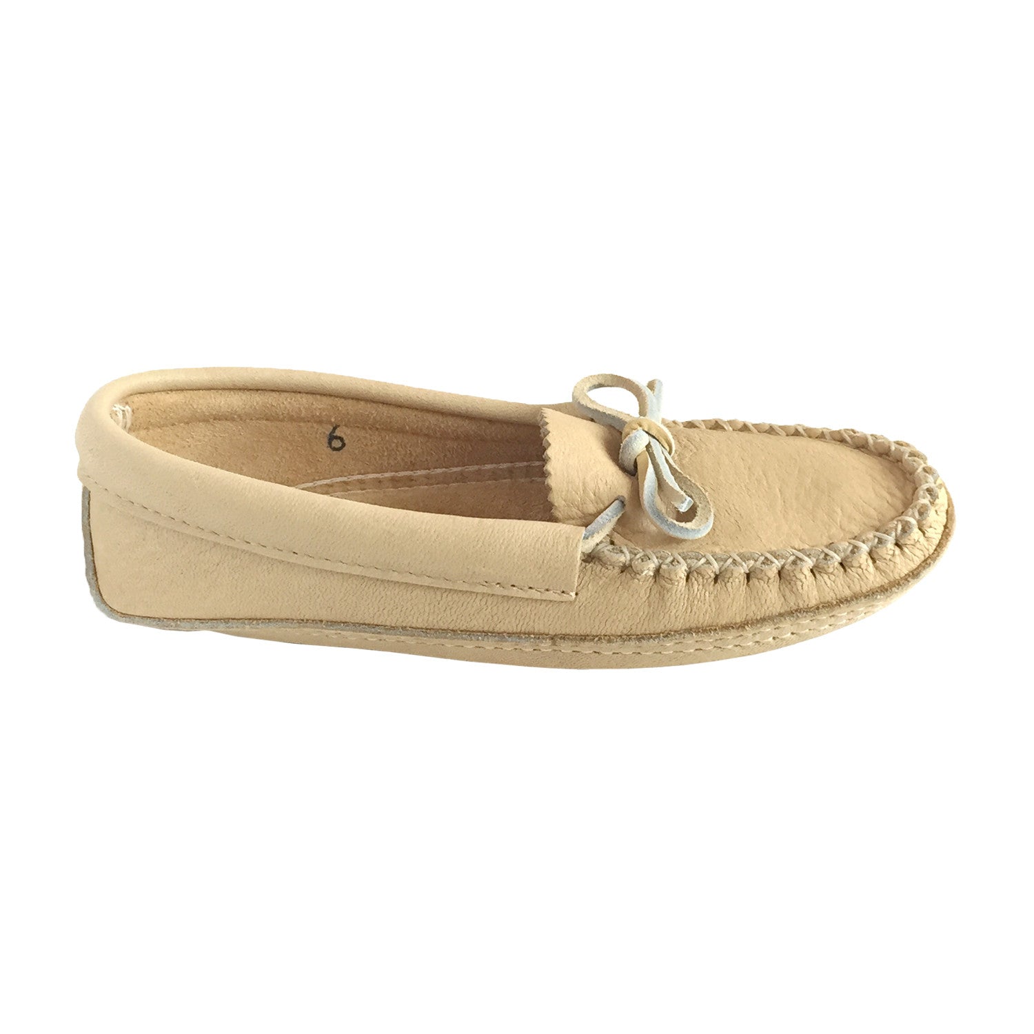 Women's Soft Sole Moose Hide Leather Moccasin Slippers - Cozy Indoor/Outdoor House Shoes for Comfort & Style - Perfect for Home, Lounge & Casual Wear