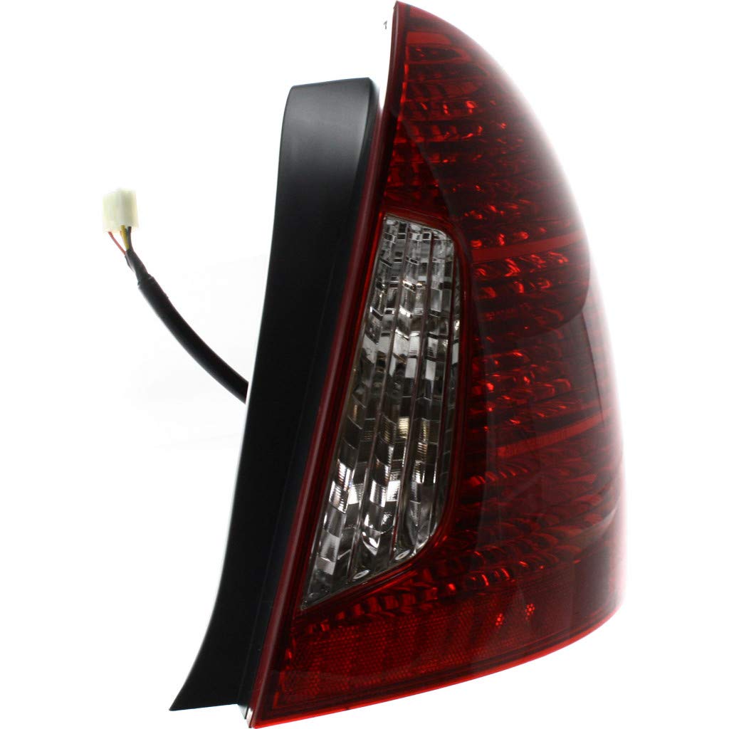2006-2011 Hyundai Accent Sedan Pair Rear Tail Lights - Driver & Passenger Side (HY2800136, HY2801136) | OEM Replacement Parts 92401-1E010 & 92402-1E010 | Perfect for Night Driving Safety & Vehicle Customization