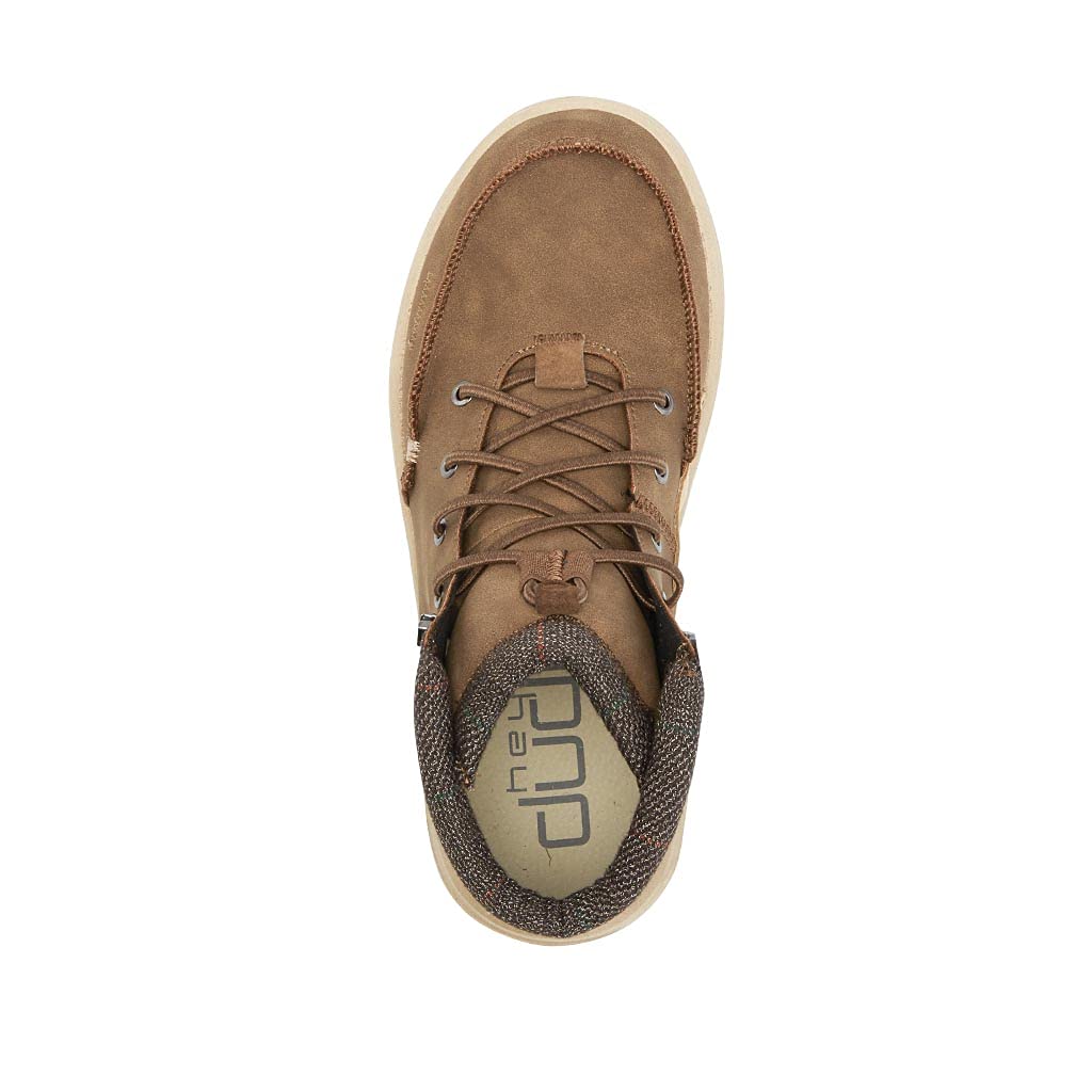 Hey Dude Men's Bradley Lace Up Boots - Comfortable Lightweight Casual Shoes for Men | Waterproof Hiking & Outdoor Walking Boots in Multiple Colors