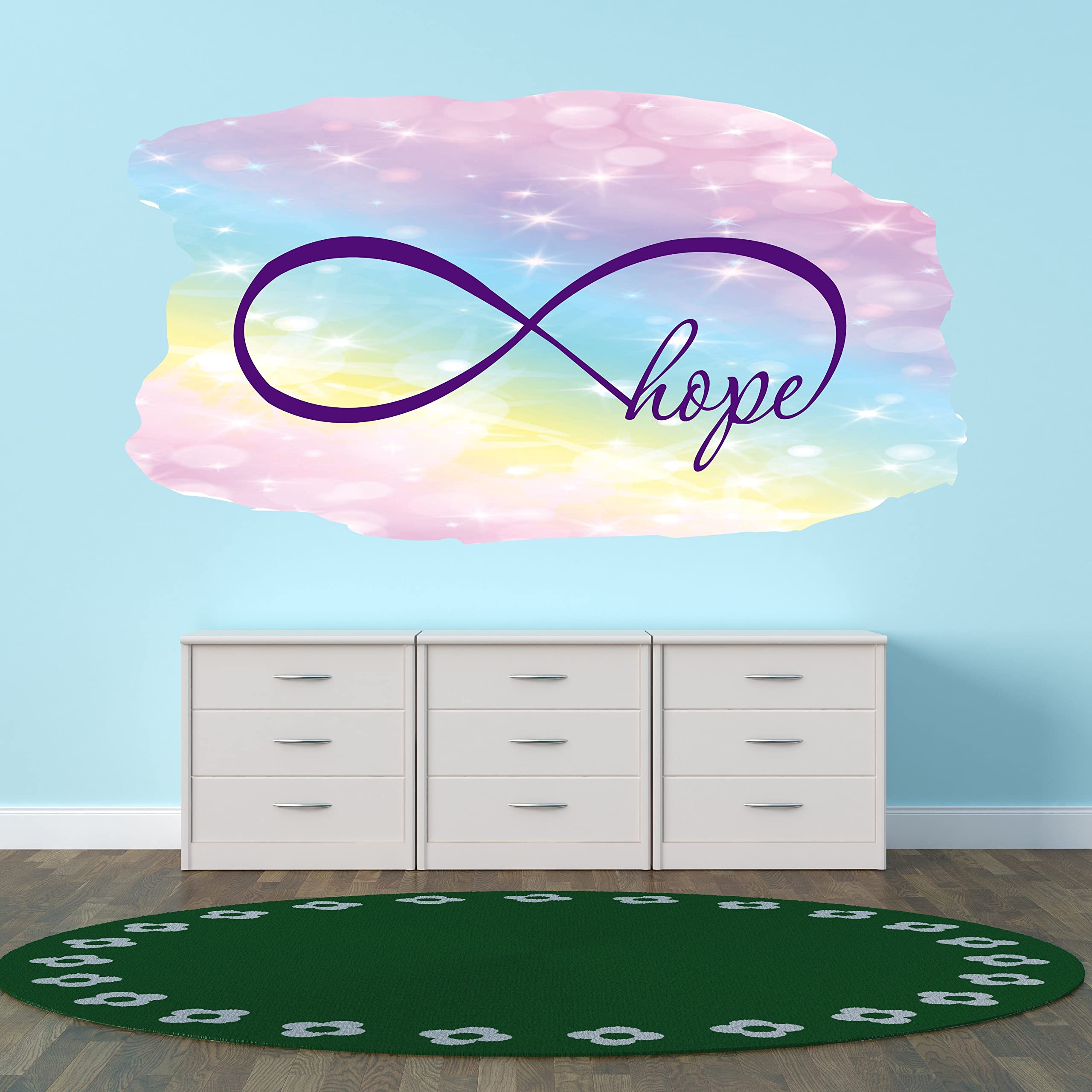 DIY Vinyl Wall Decals with Inspirational Quotes for Kids Bedroom - Creative Boy & Girl Room Decor Stickers (30x15 inches) - Perfect for Nursery, Playroom & Teen Bedroom Makeovers