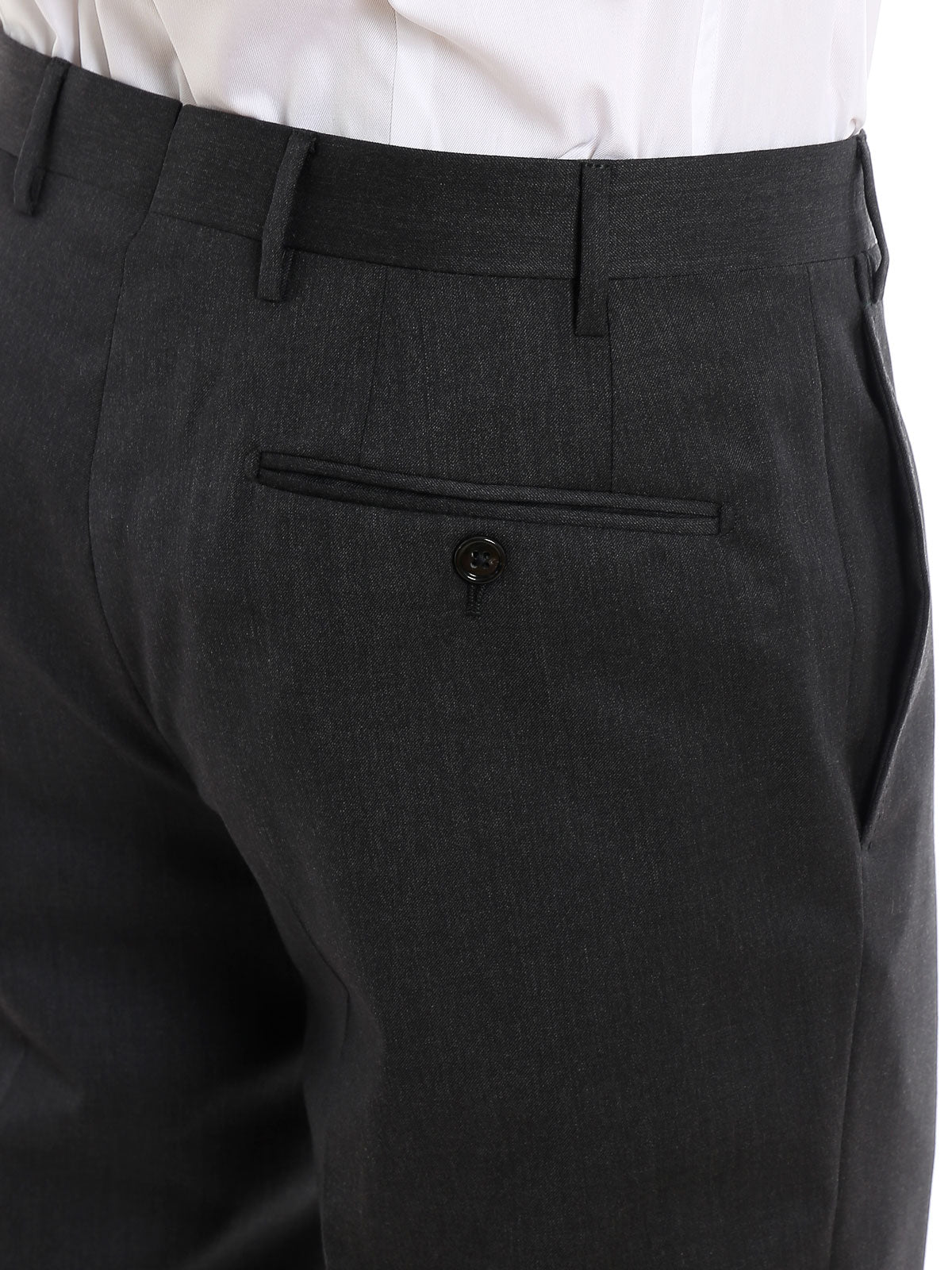 Premium CORNELIANI Academy Wool Suit for Men - Dark Grey Business Formal Wear | Perfect for Office, Interviews & Special Occasions