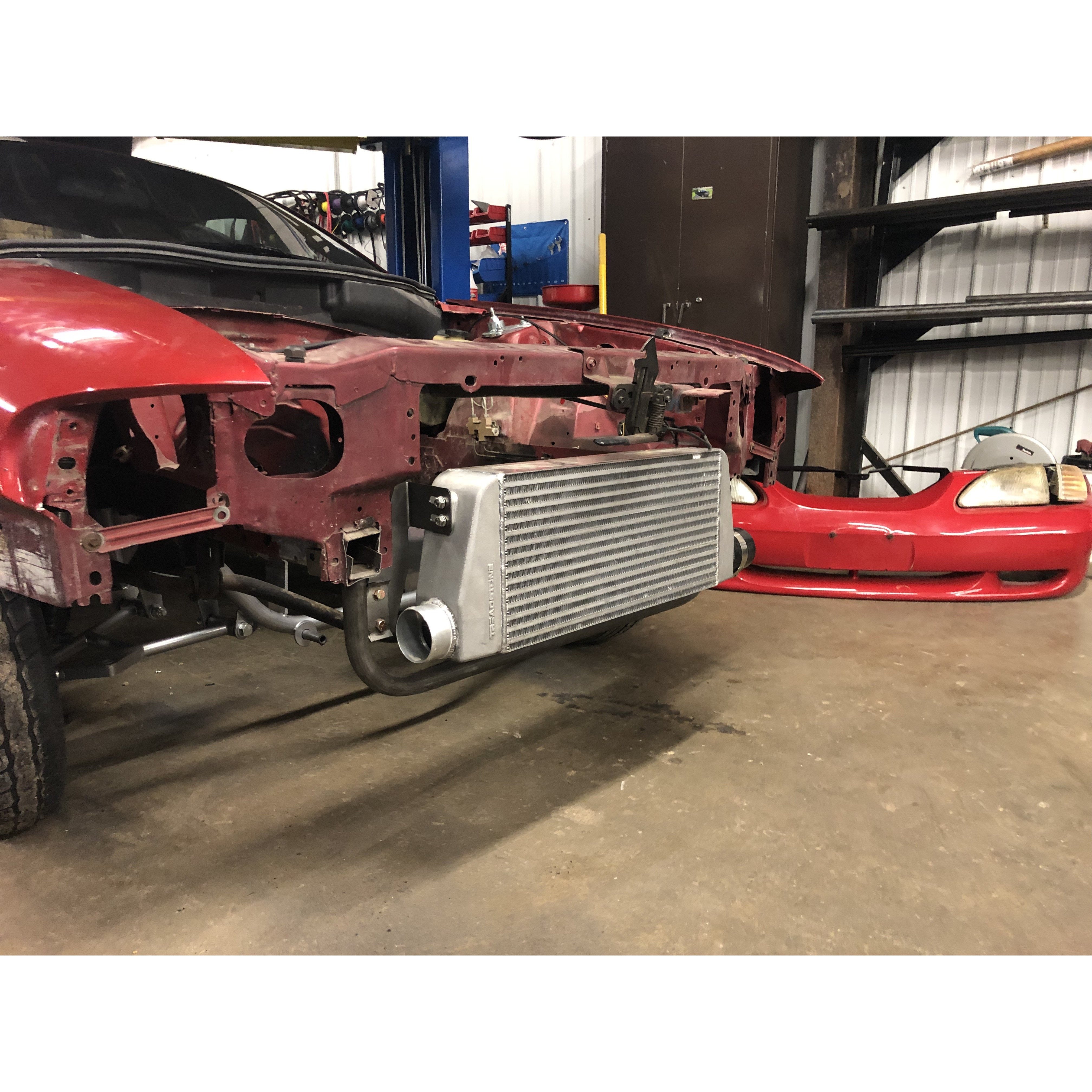 1994-2004 Mustang SN95 Edge Lower Radiator Support & Intercooler Mounting Kit - Bolt On/Weld On Upgrade for Improved Cooling Performance - Perfect for Racing, Street Performance & Mustang Restoration Projects