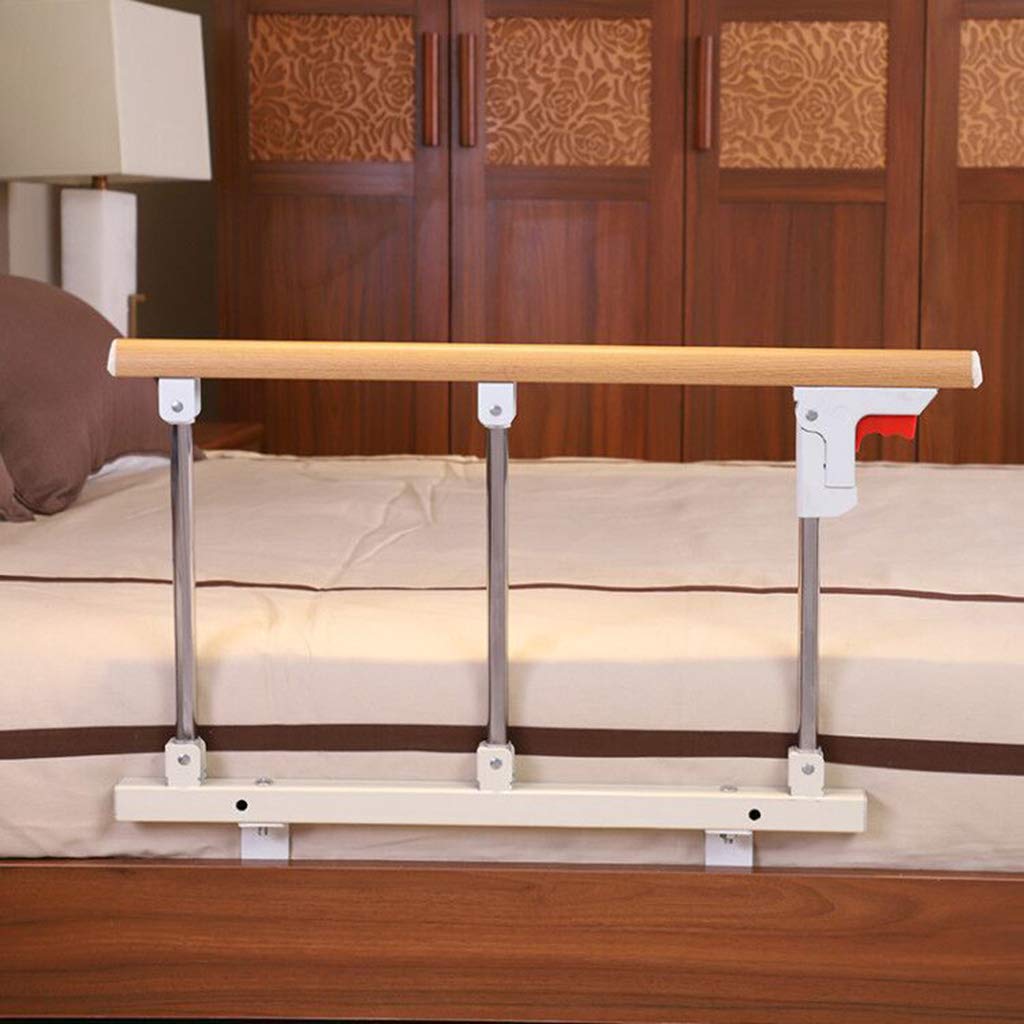 Foldable Bed Rail Side Guard for Elderly & Adults - Portable Safety Bedrail with Handle, Anti-Roll Bumper Barrier - Perfect for Home Care, Hospitals & Assisted Living Facilities