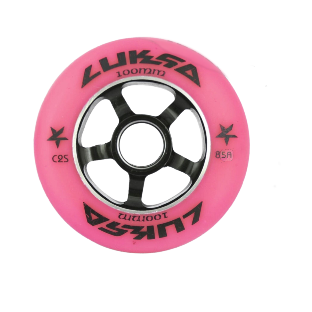 Luksa Lite 5 Spoke Scooter Wheel 100mm - High Performance Replacement Wheel for Kids & Adult Scooters - Perfect for Commuting, Tricks & Outdoor Adventures
