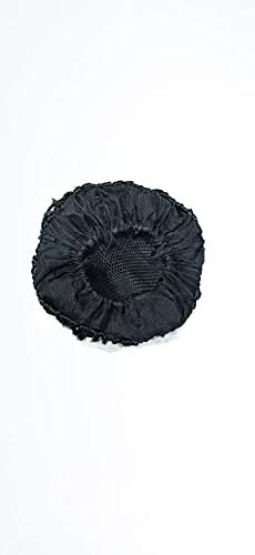 Gauri Uma Fashion Hair Style - Women's Brown Hair Juda with Rose Flower Design for Parties, Weddings & Special Occasions