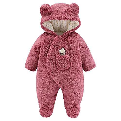 Baby Girls' Cotton Romper Jumpsuits for Autumn & Winter - Soft & Cozy Toddler Outfits for Outdoor Play & Casual Wear