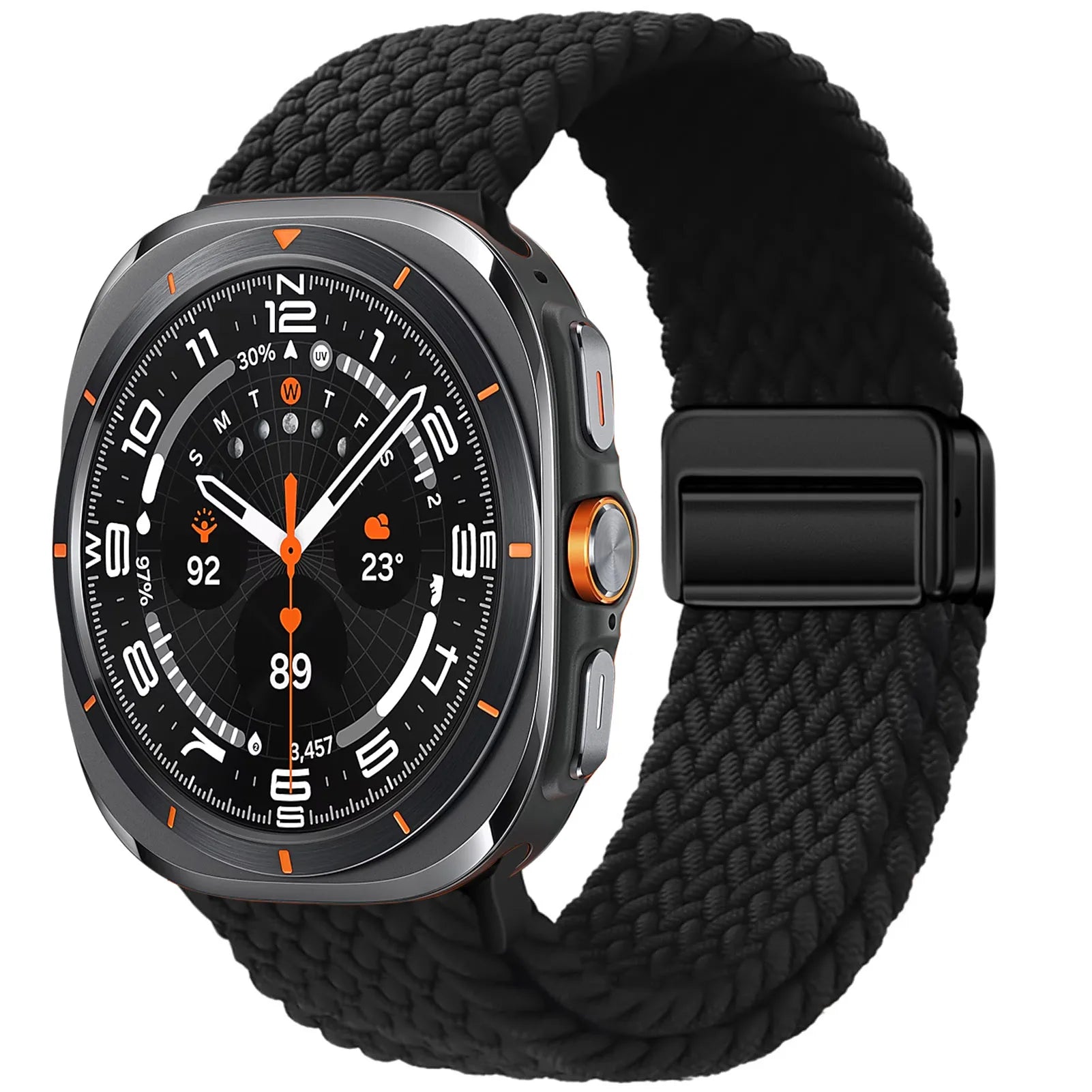Braided Magnetic Loop Strap for Samsung Galaxy Watch Ultra - Durable & Adjustable Band for Active Lifestyle, Workouts & Everyday Wear