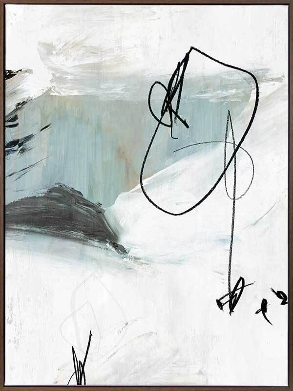 Defined I Canvas Art Print - Modern Abstract Wall Decor for Living Room, Bedroom & Office - Perfect for Home & Office Decor