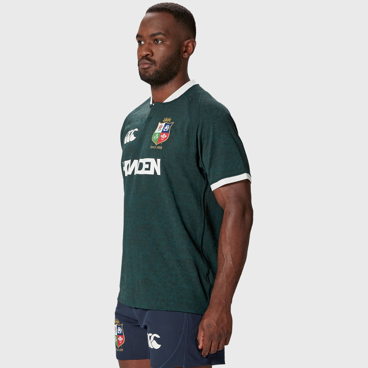 Canterbury British & Irish Lions 2025 Training Rugby Shirt - Green - Official Rugby Jersey for Training & Matches - Perfect for Rugby Fans & Players