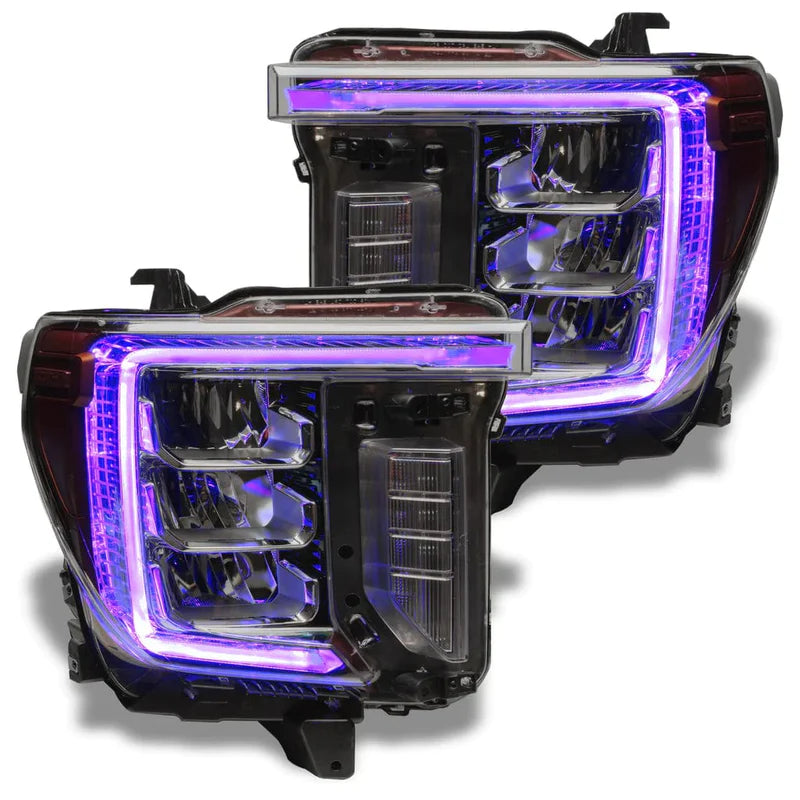 GMC Sierra 2500/3500 HD Multicolor RGBW DRL Boards for 2020-2021 Models - Upgrade Your Truck Lighting for Off-Road & Night Driving