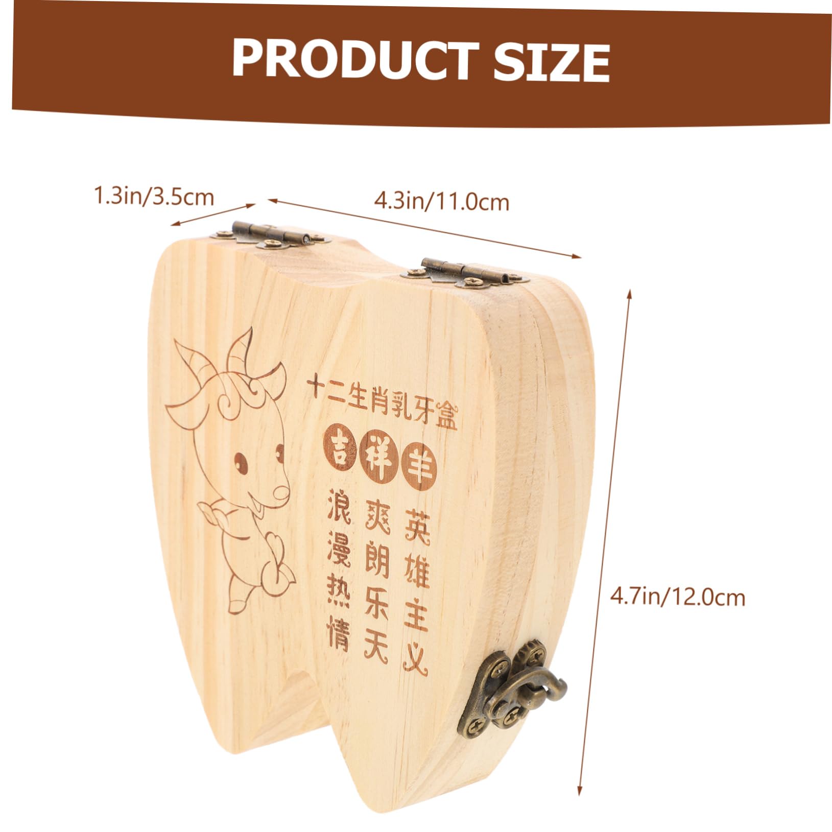UPKOCH 4-Pack Wooden Tooth Storage Cases - Natural Tooth Saver Containers for Travel & Home Organization | Perfect for Dentists, Collectors & Baby Teeth Keepsakes